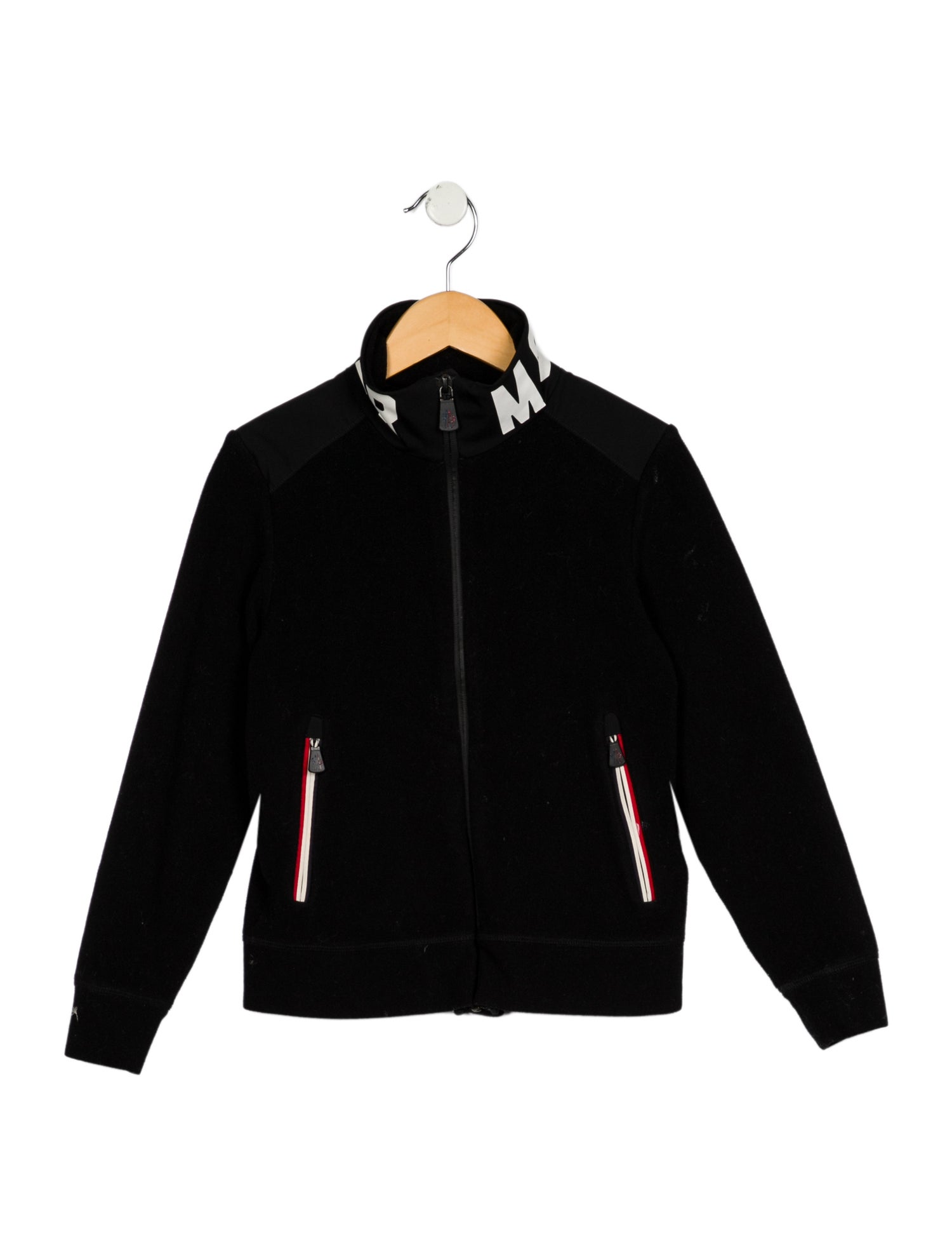 Moncler Boys' Fuzzy Zip-Up Jacket