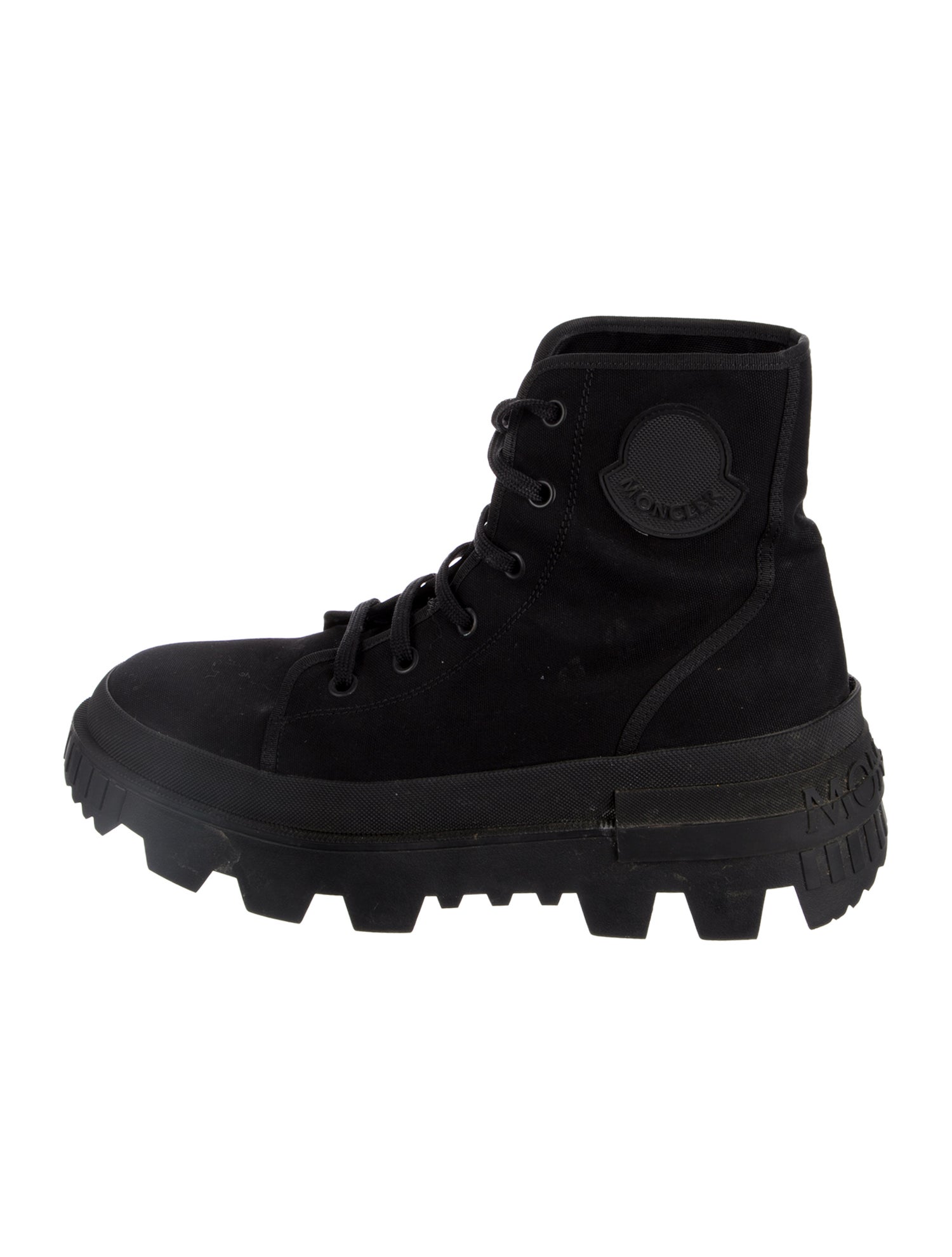 Moncler Suede Combat Boots