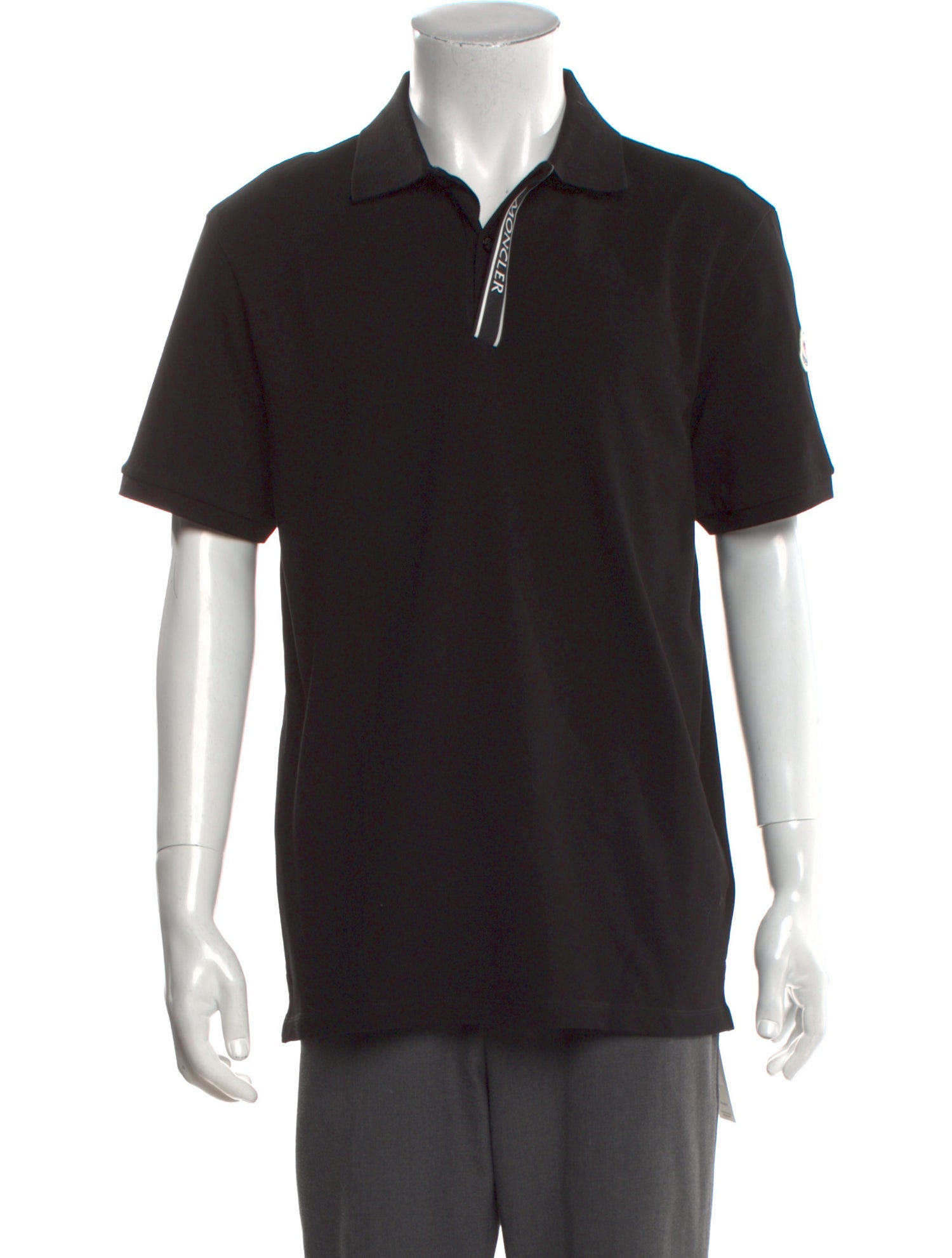 Moncler Collar Short Sleeve Polo Shirt