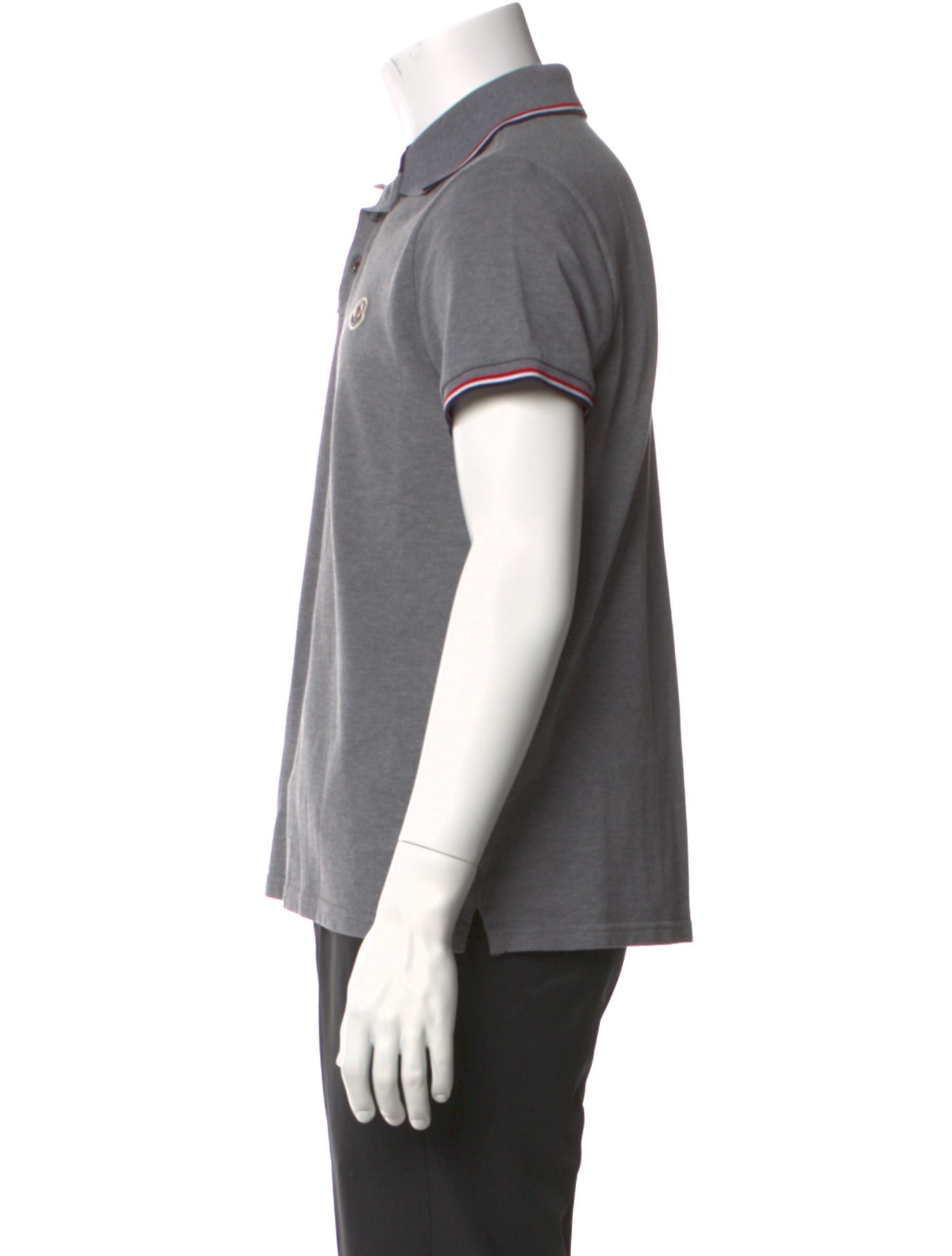 Moncler Crew Neck Short Sleeve Polo Shirt