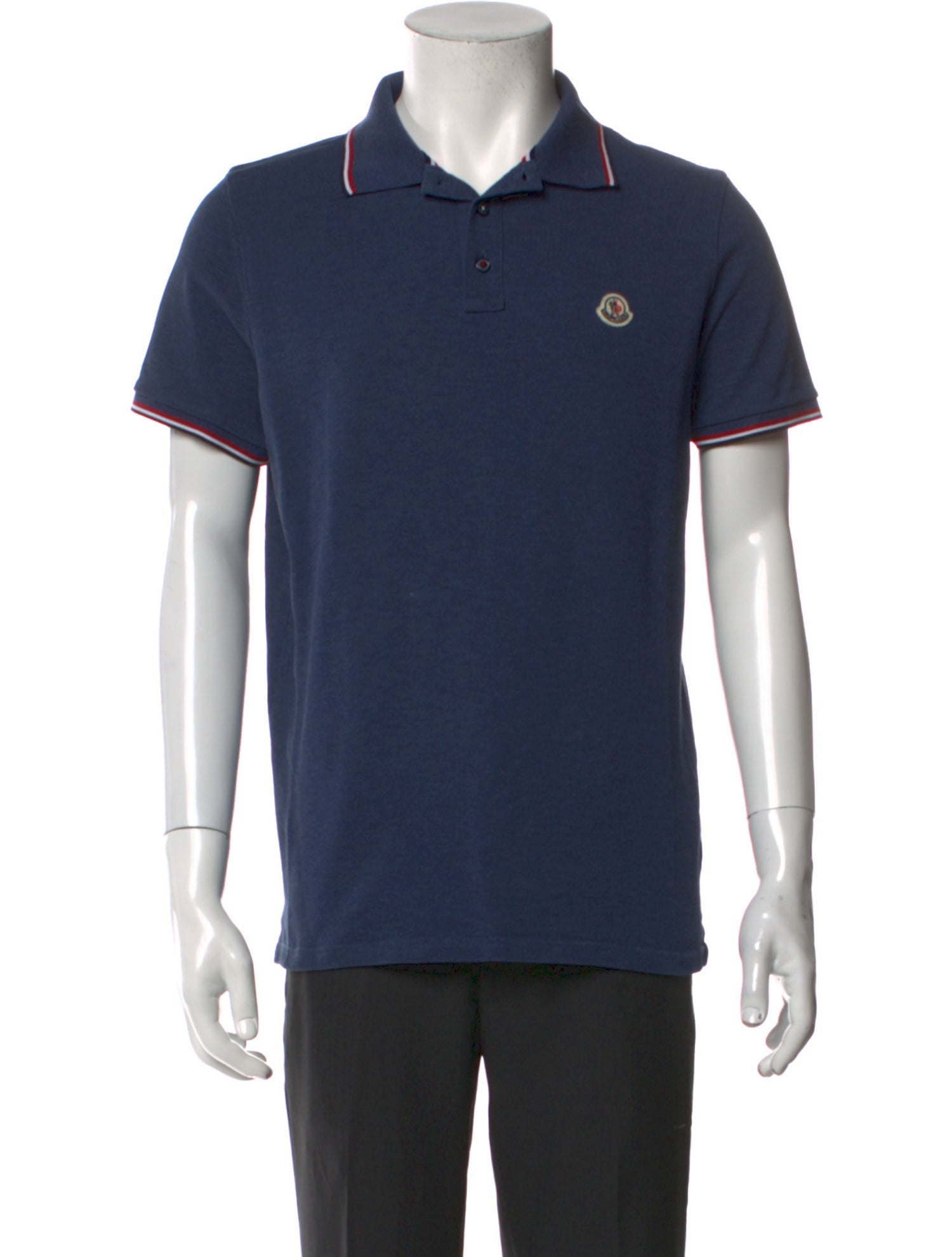 Moncler Crew Neck Short Sleeve Polo Shirt