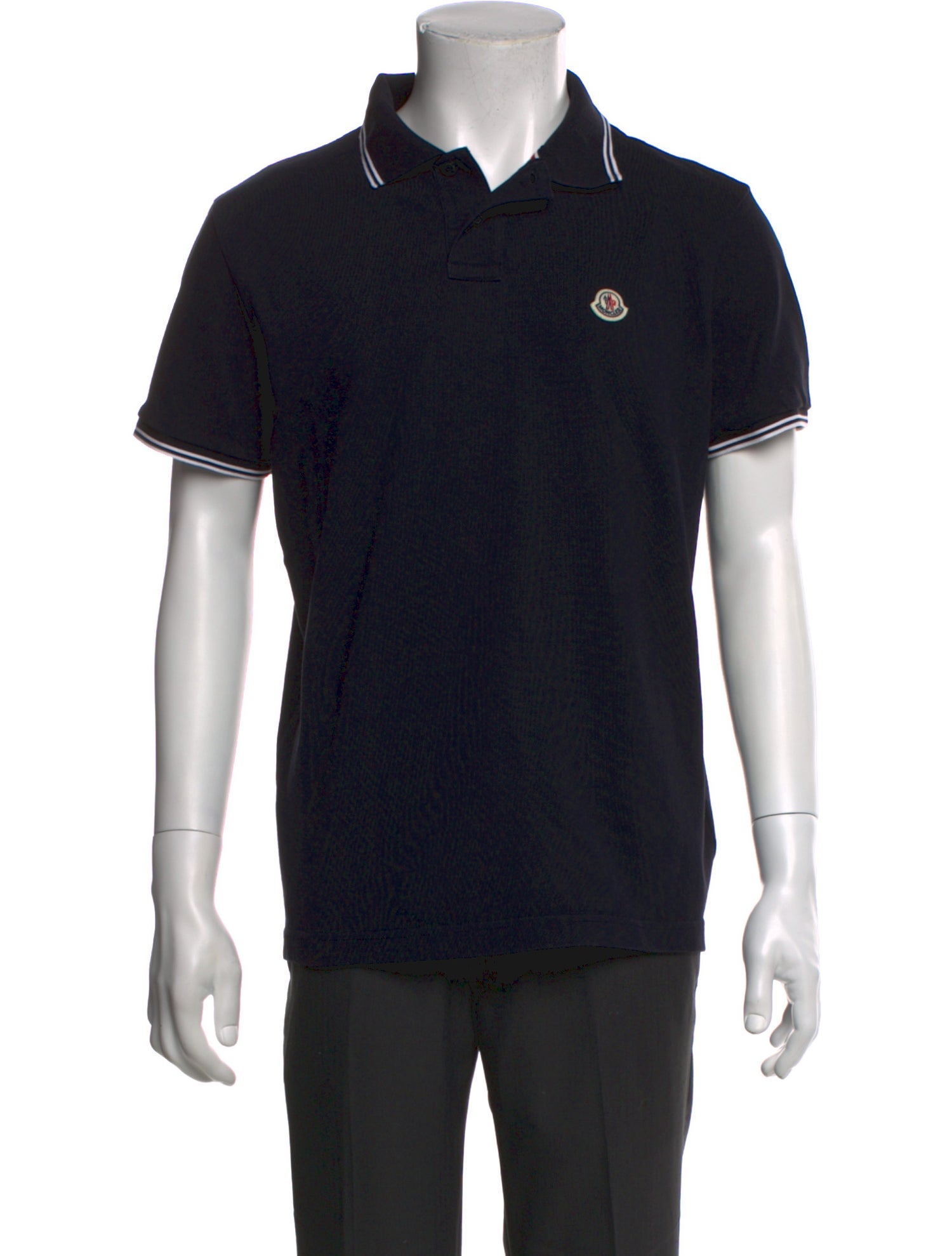 Moncler Crew Neck Short Sleeve Polo Shirt