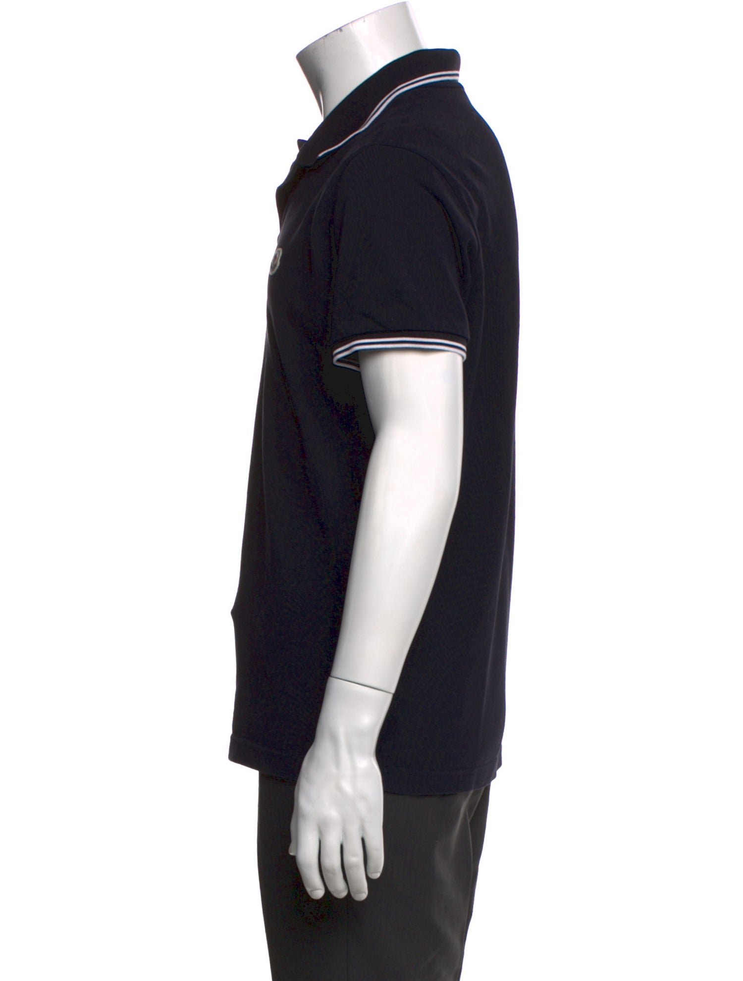 Moncler Crew Neck Short Sleeve Polo Shirt