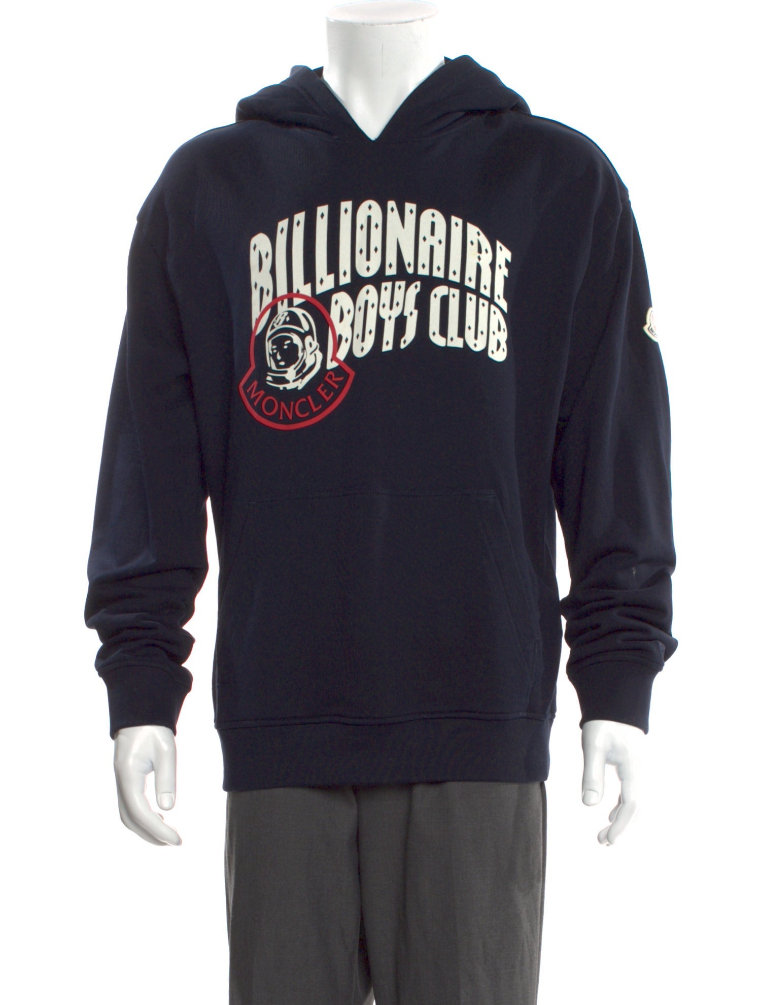 Moncler Graphic Print Crew Neck Hoodie w/ Tags