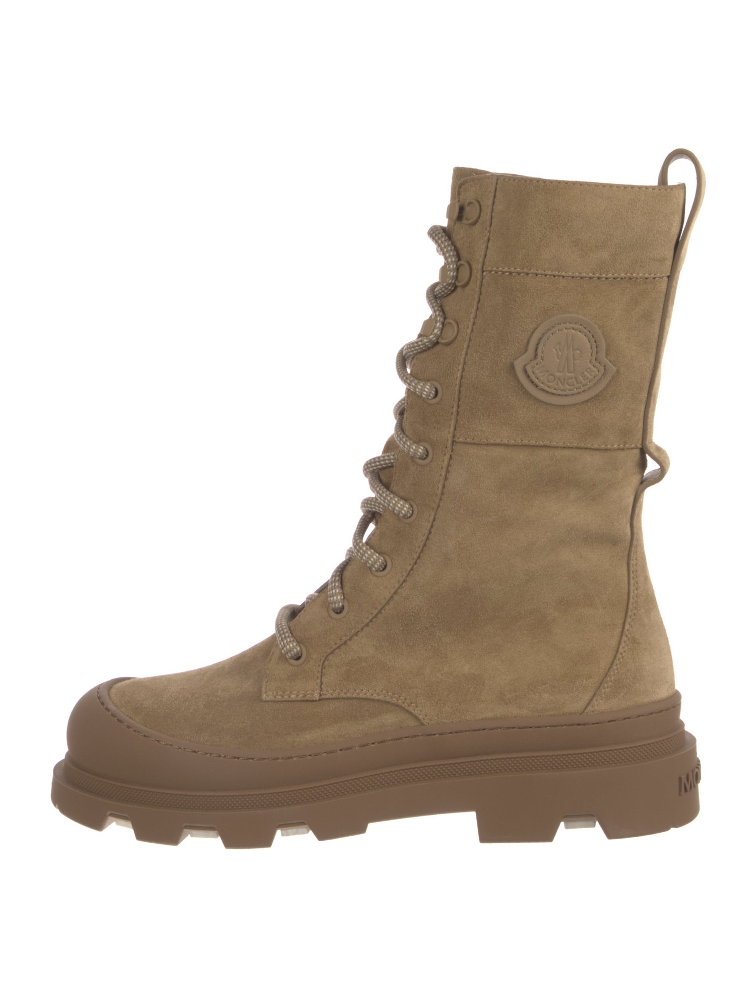 Moncler Suede Combat Boots