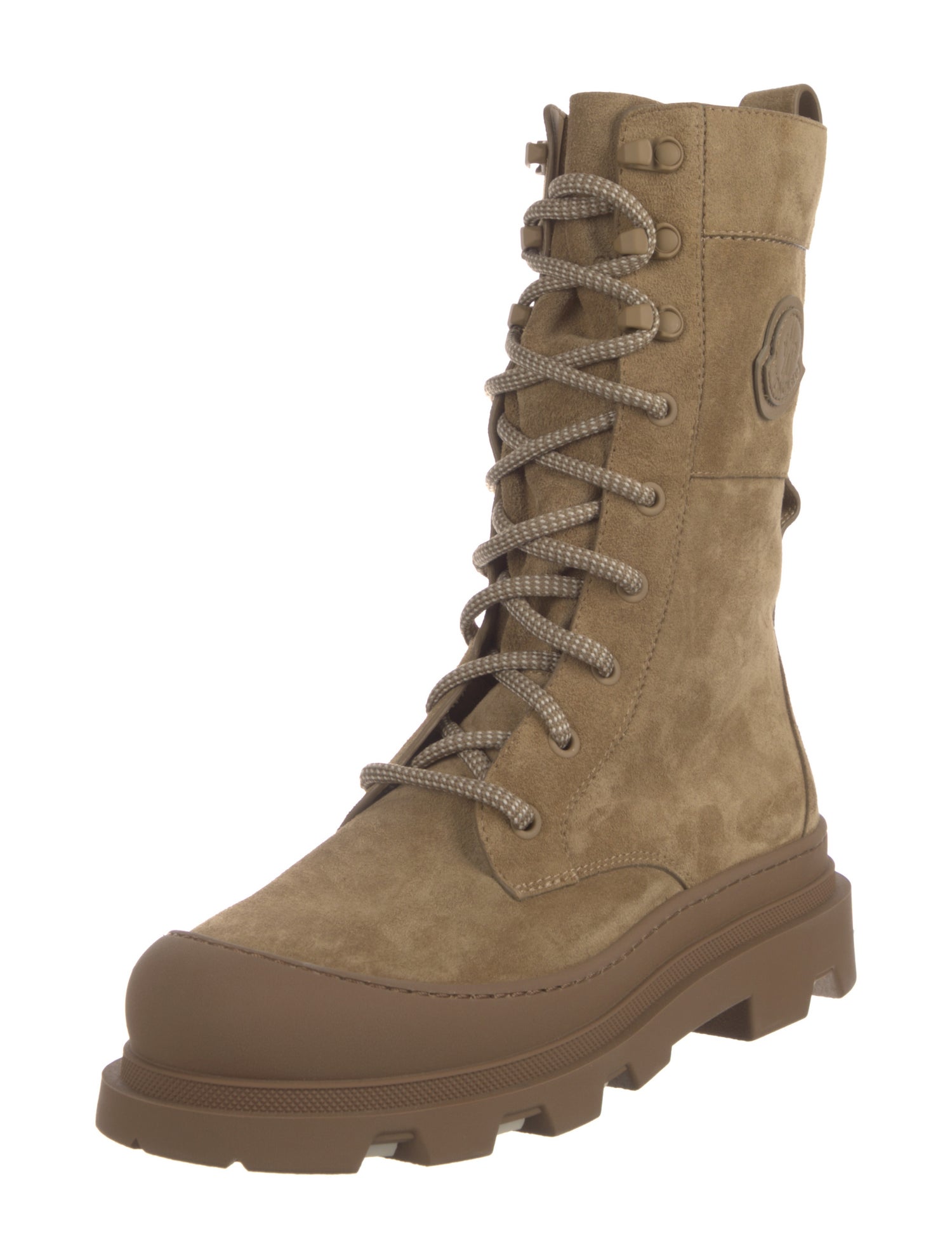 Moncler Suede Combat Boots