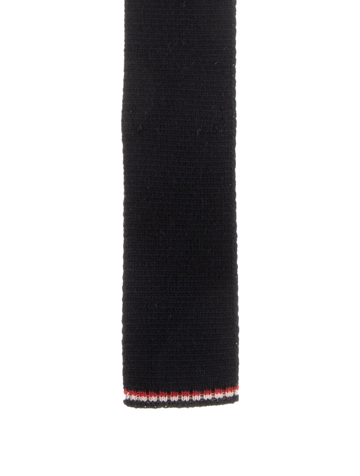 Moncler Gamme Bleu Navy Pattern Printed Knit Tie