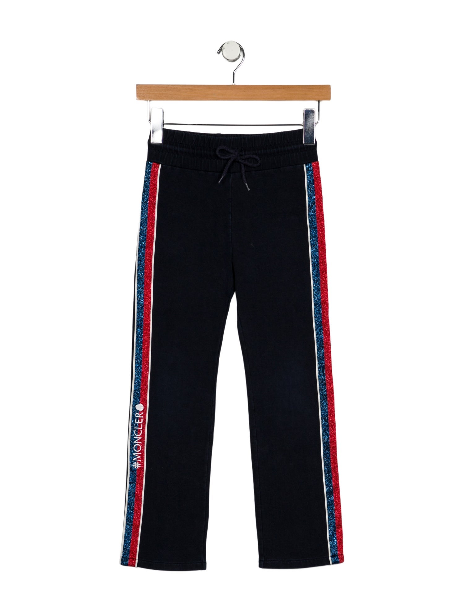 Moncler Girls' Glitter-Trim Joggers
