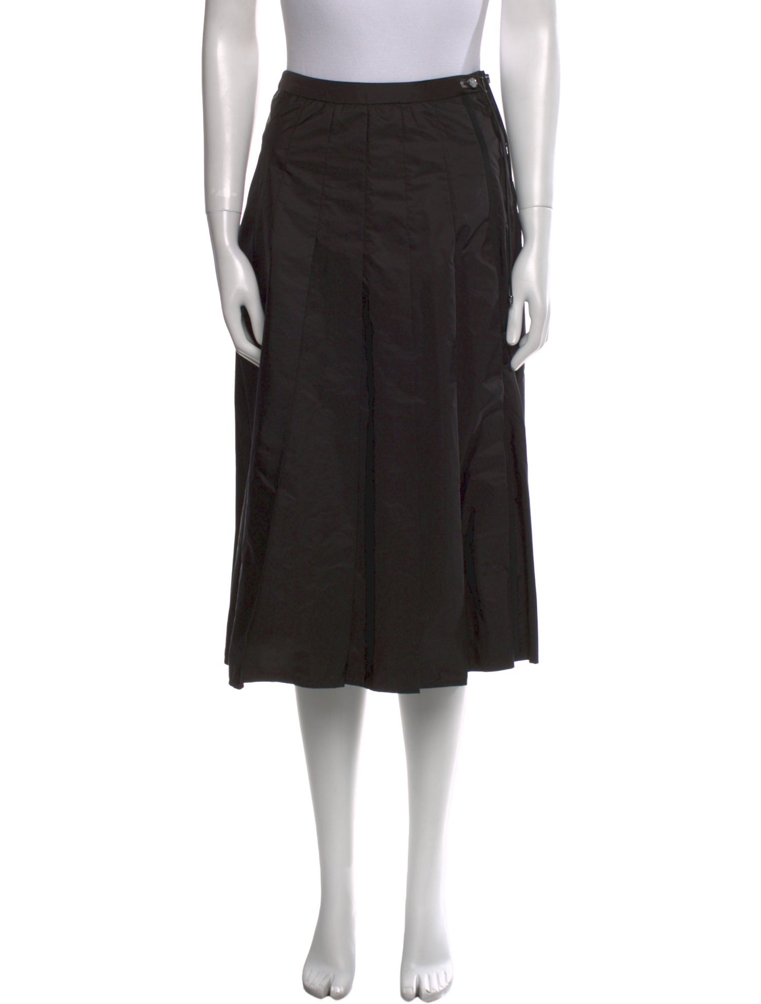 Moncler Nylon Knee-Length Skirt w/ Tags