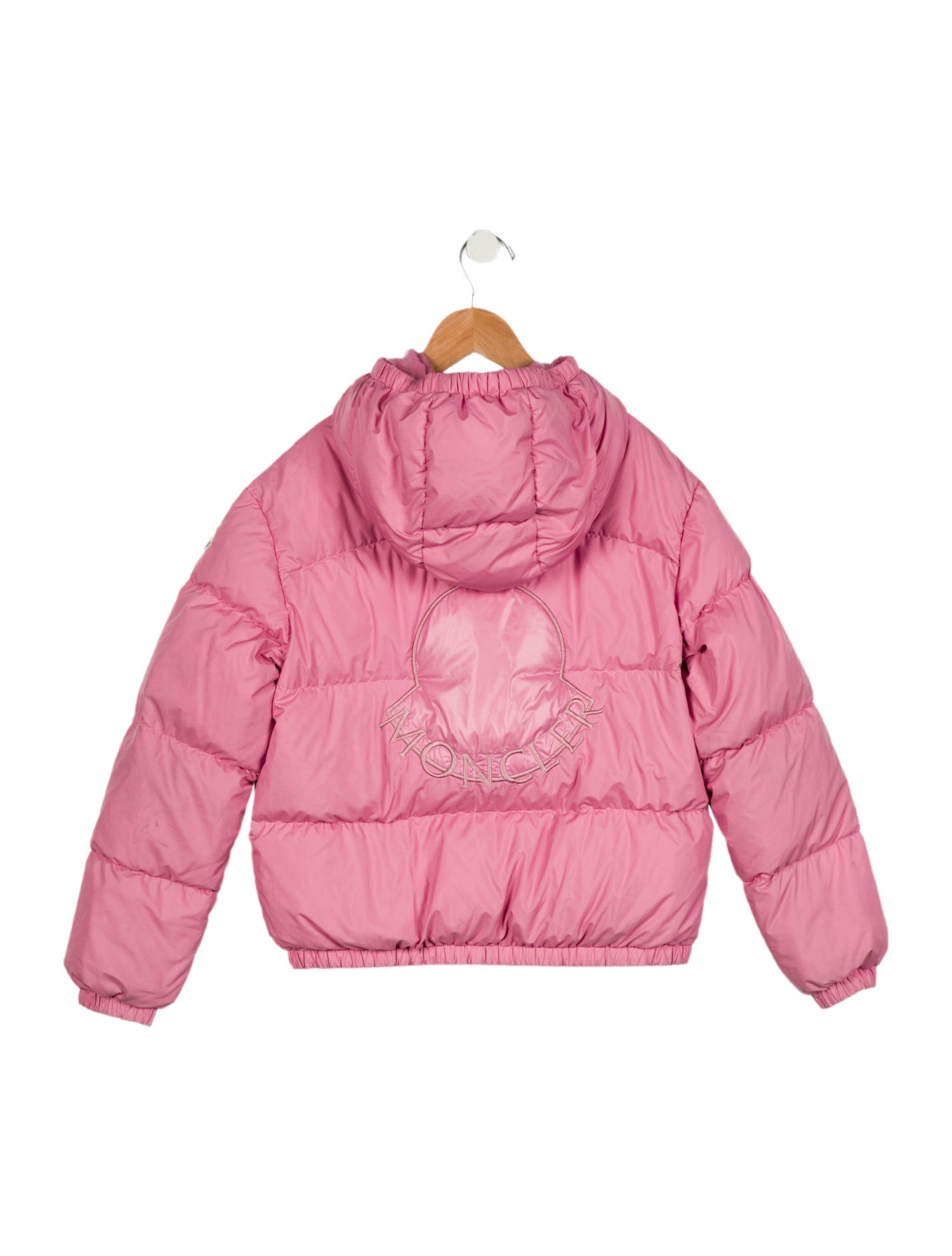 Moncler Girls' Solid Down Puffer Coat