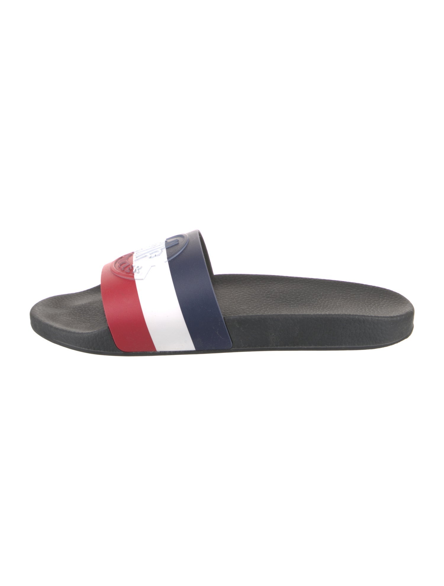 Moncler Rubber Colorblock Pattern Slides