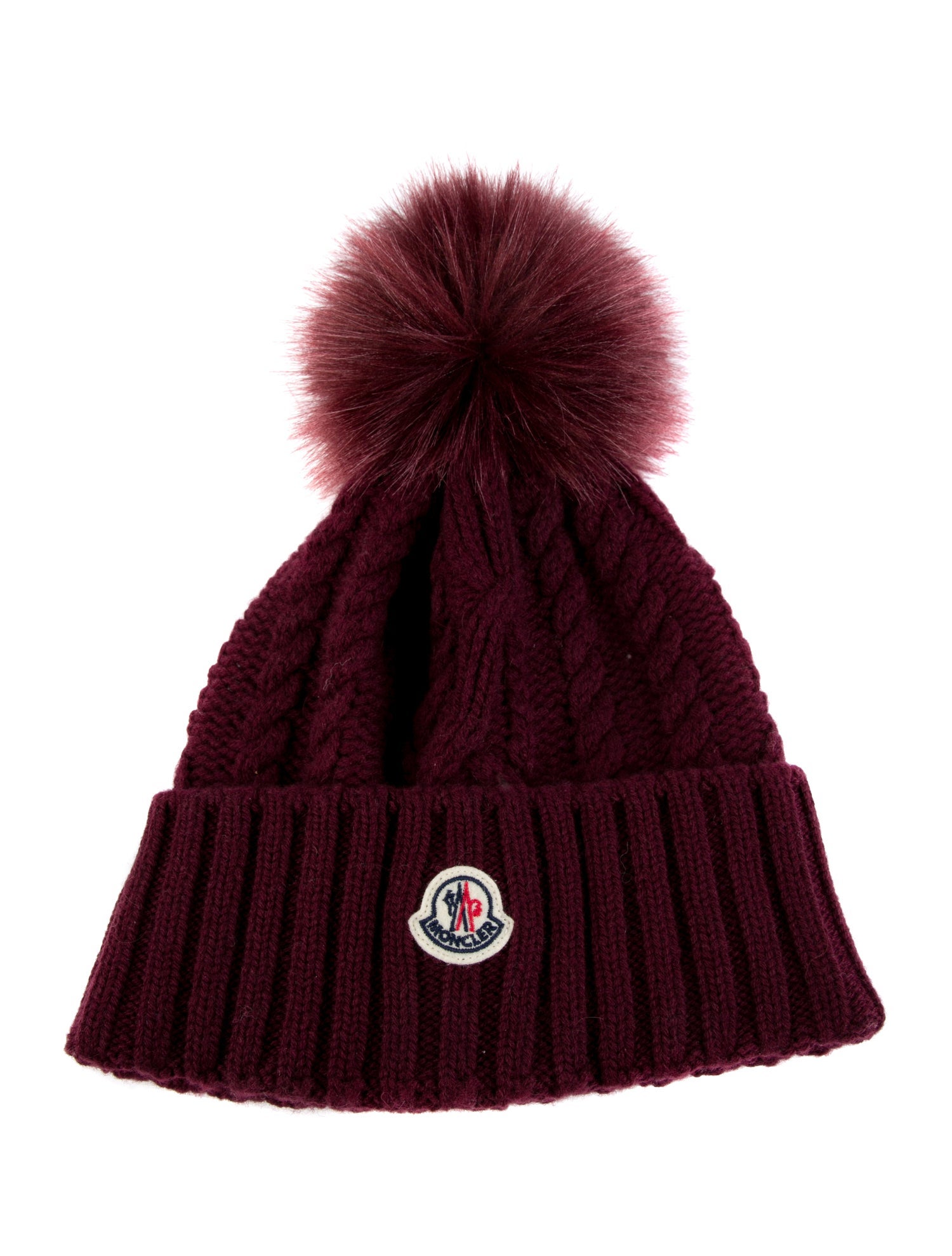 Moncler Logo Knit Beanie Hat