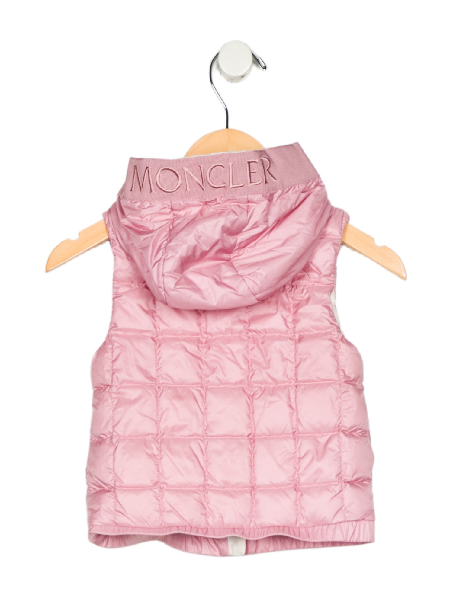 Moncler Infant Girls Down Zip Up Vest