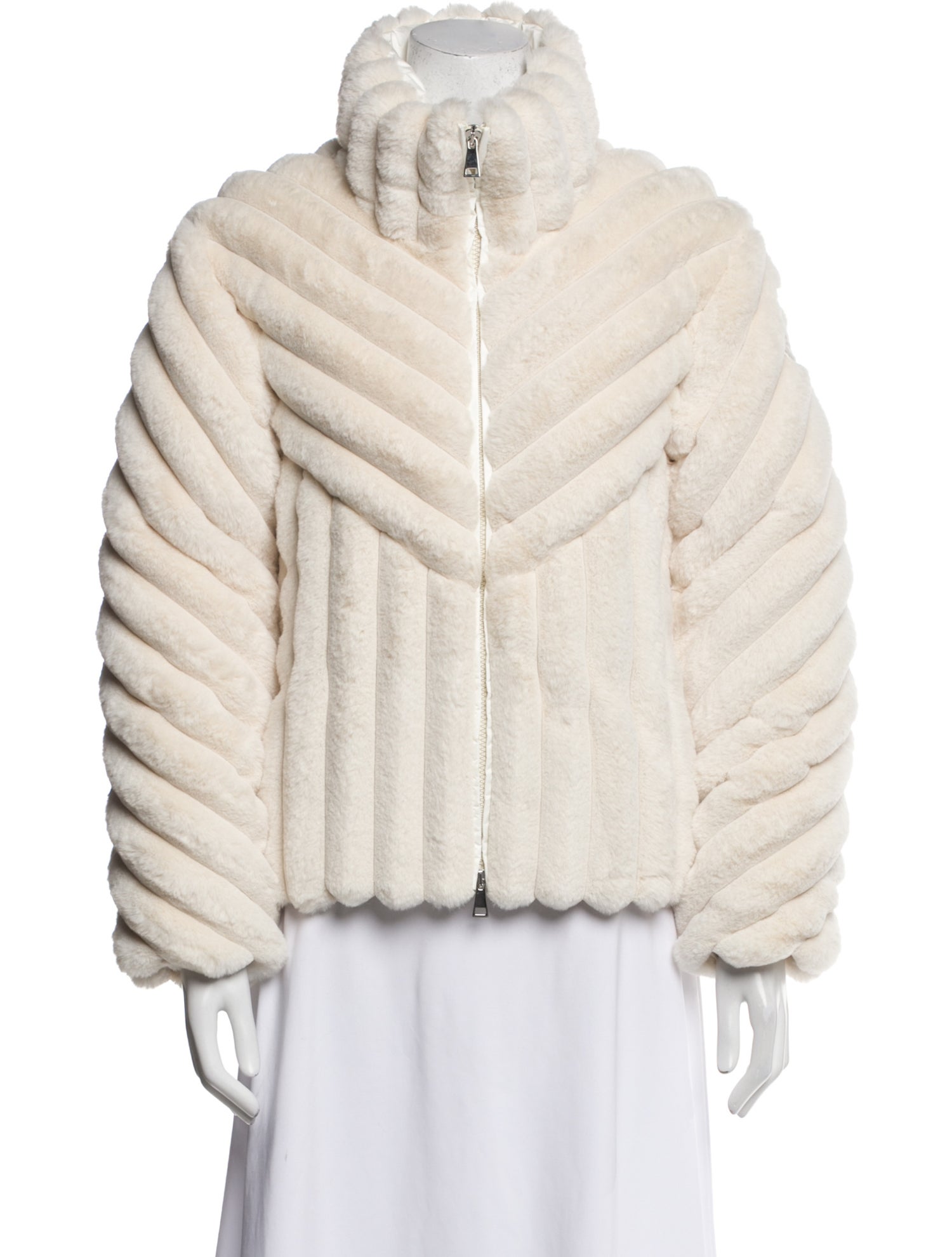 Moncler Striped Down Jacket