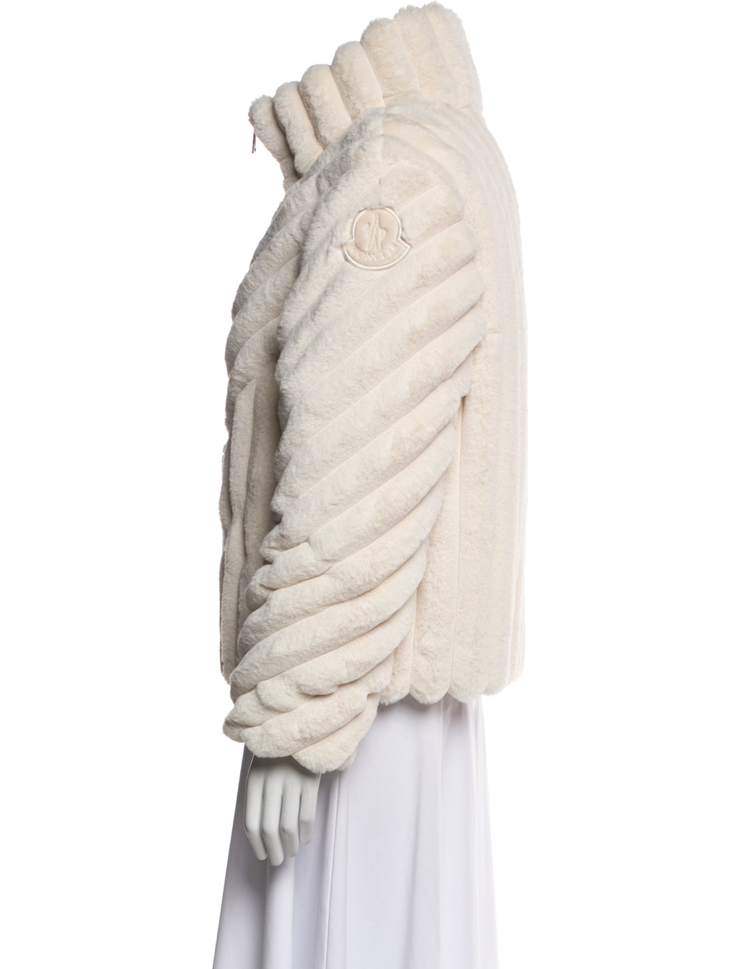 Moncler Striped Down Jacket
