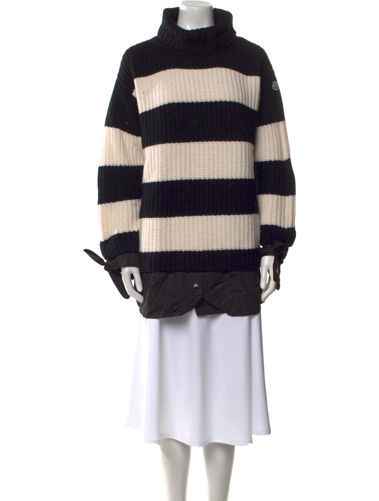 Moncler Virgin Wool Striped Sweater