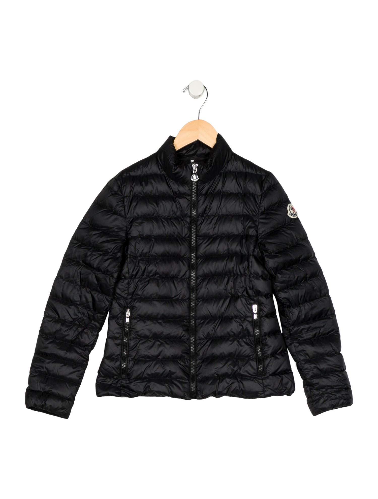 Moncler Boys Long Sleeve Zip Up Puffer Jacket