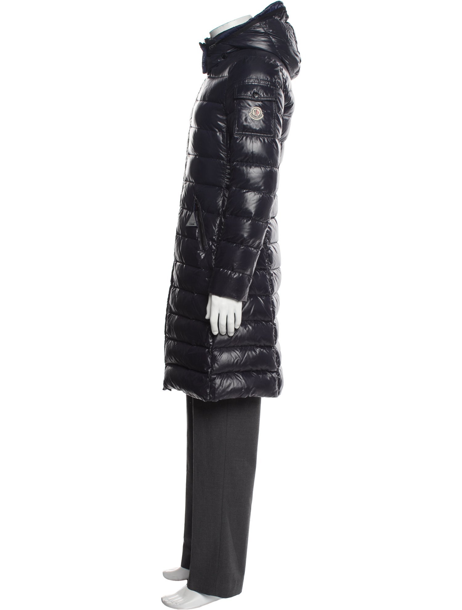 Moncler Houndstooth Print Parka