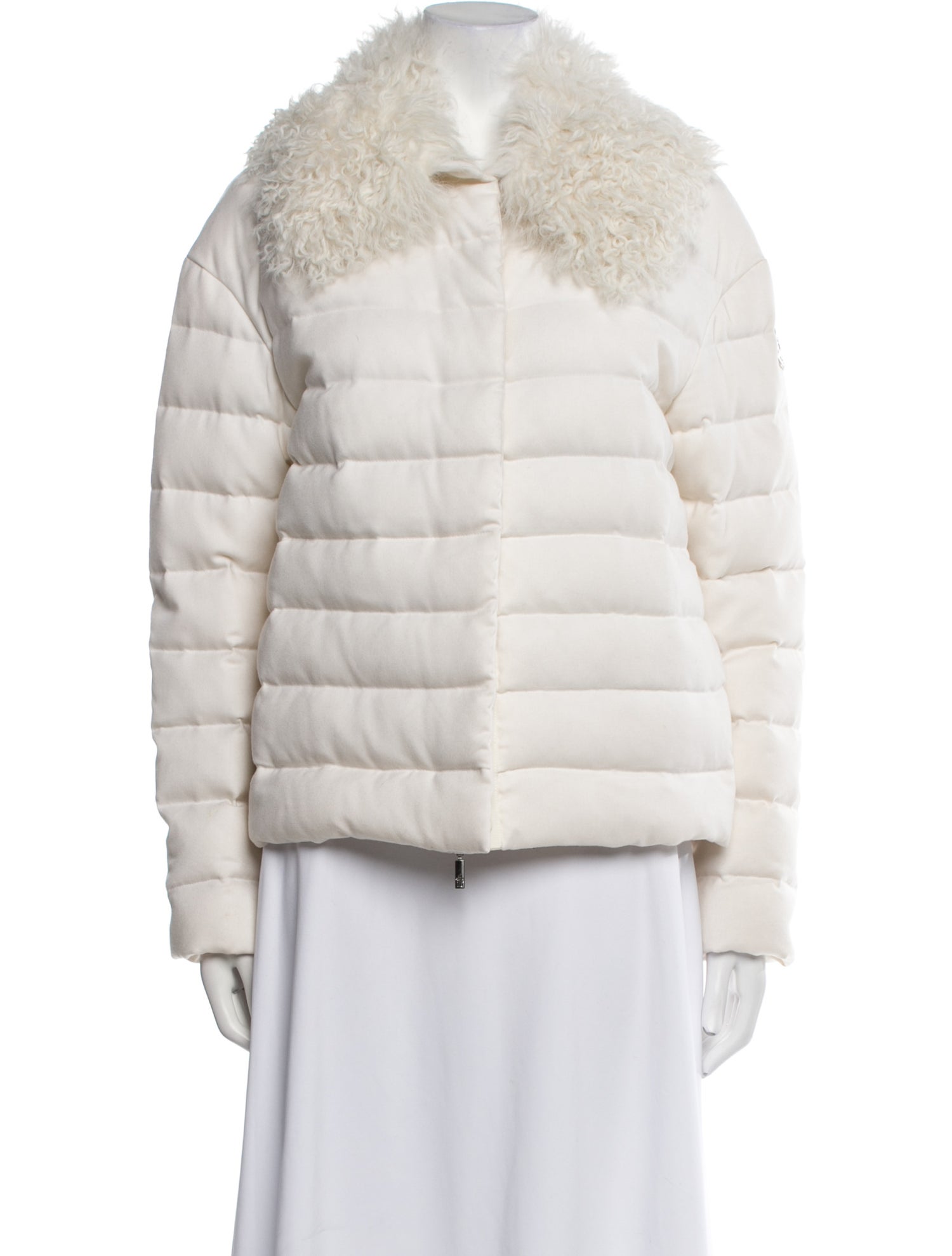 Moncler Gamme Rouge Cashmere Faux Fur Jacket