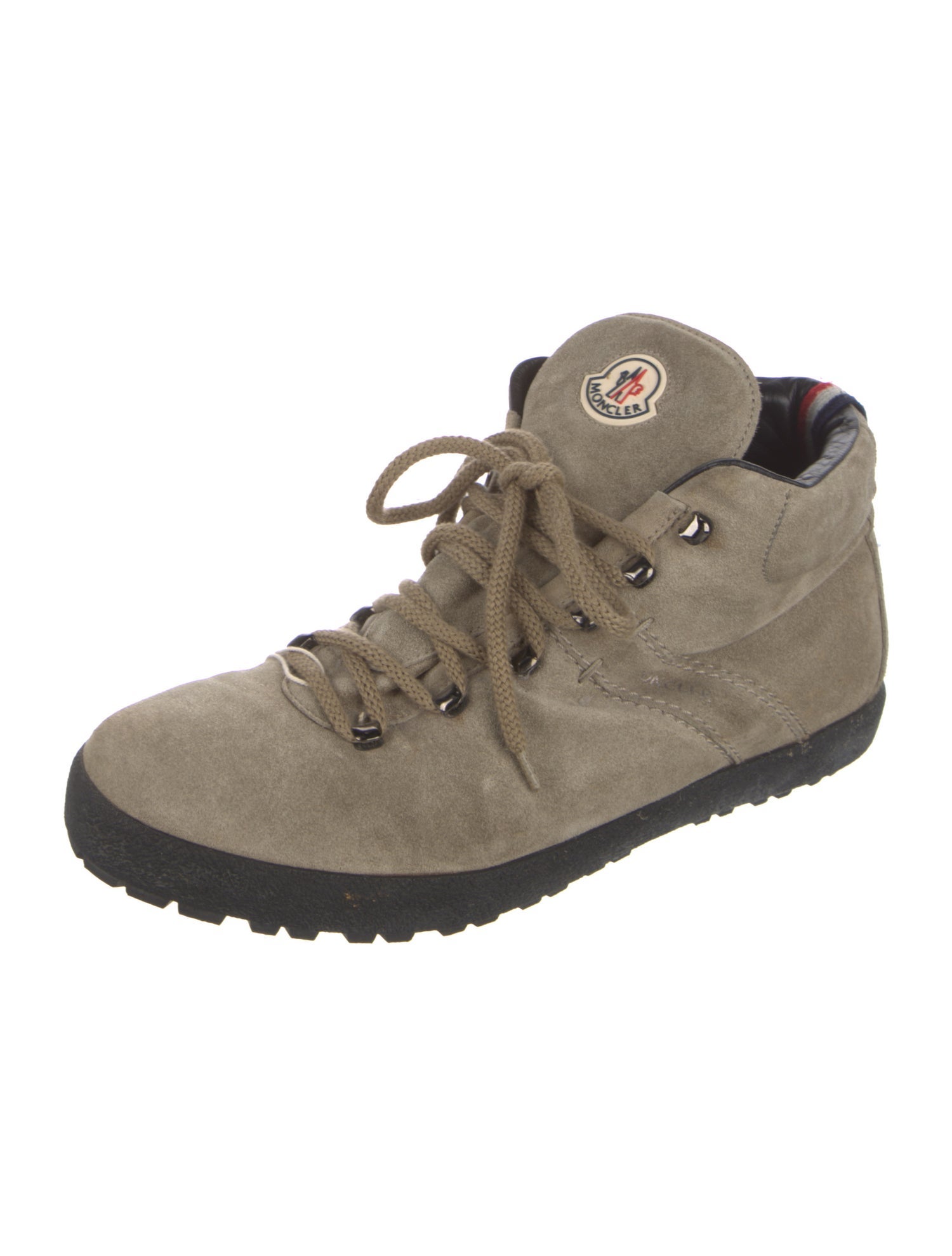 Moncler Suede Lace-Up Boots