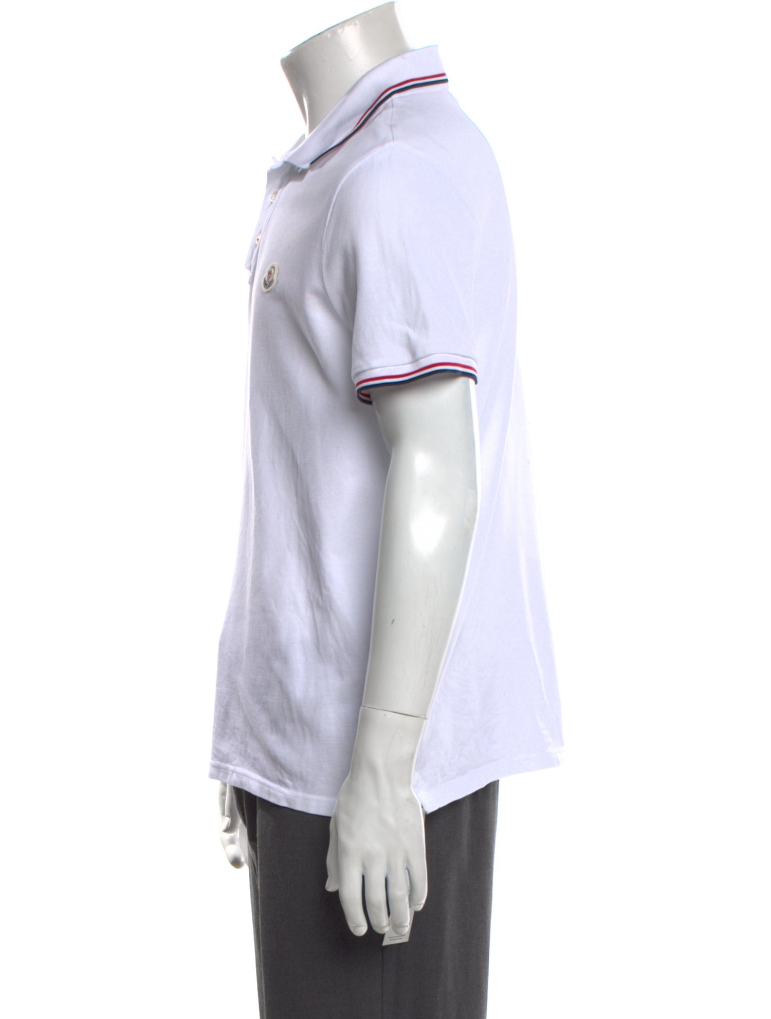 Moncler Signature Logo Graphic Print Polo Shirt