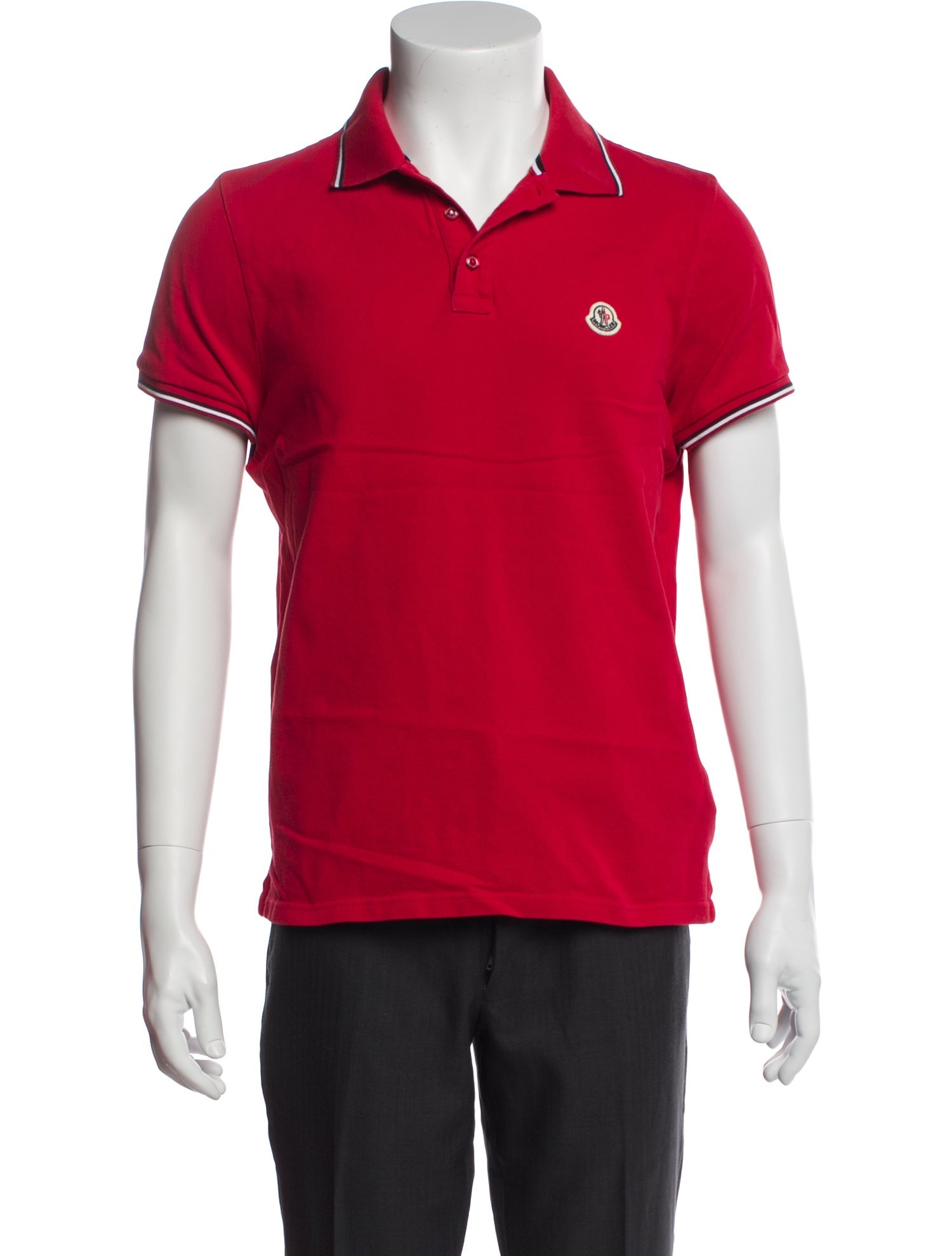 Moncler Collar Short Sleeve Polo Shirt