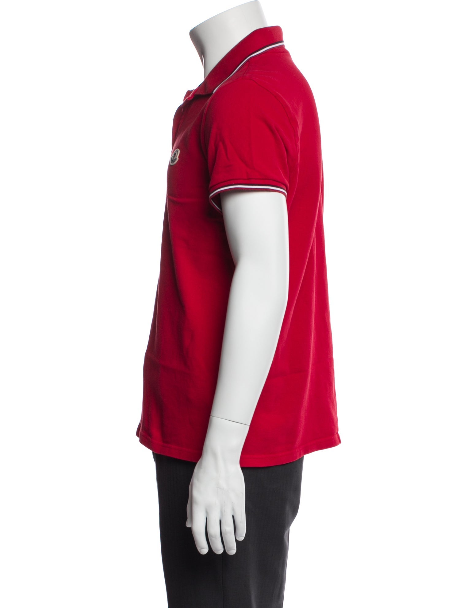 Moncler Collar Short Sleeve Polo Shirt