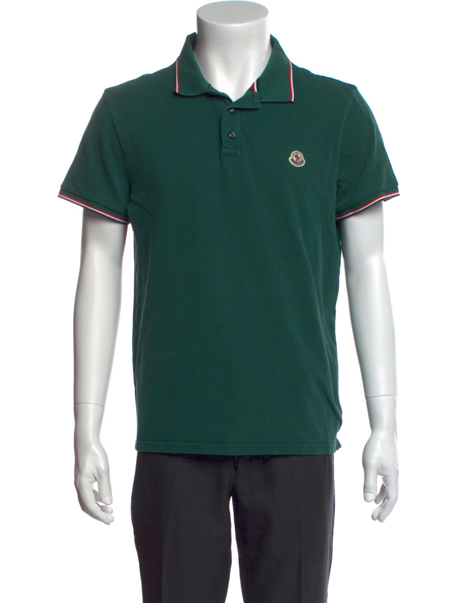 Moncler Crew Neck Short Sleeve Polo Shirt