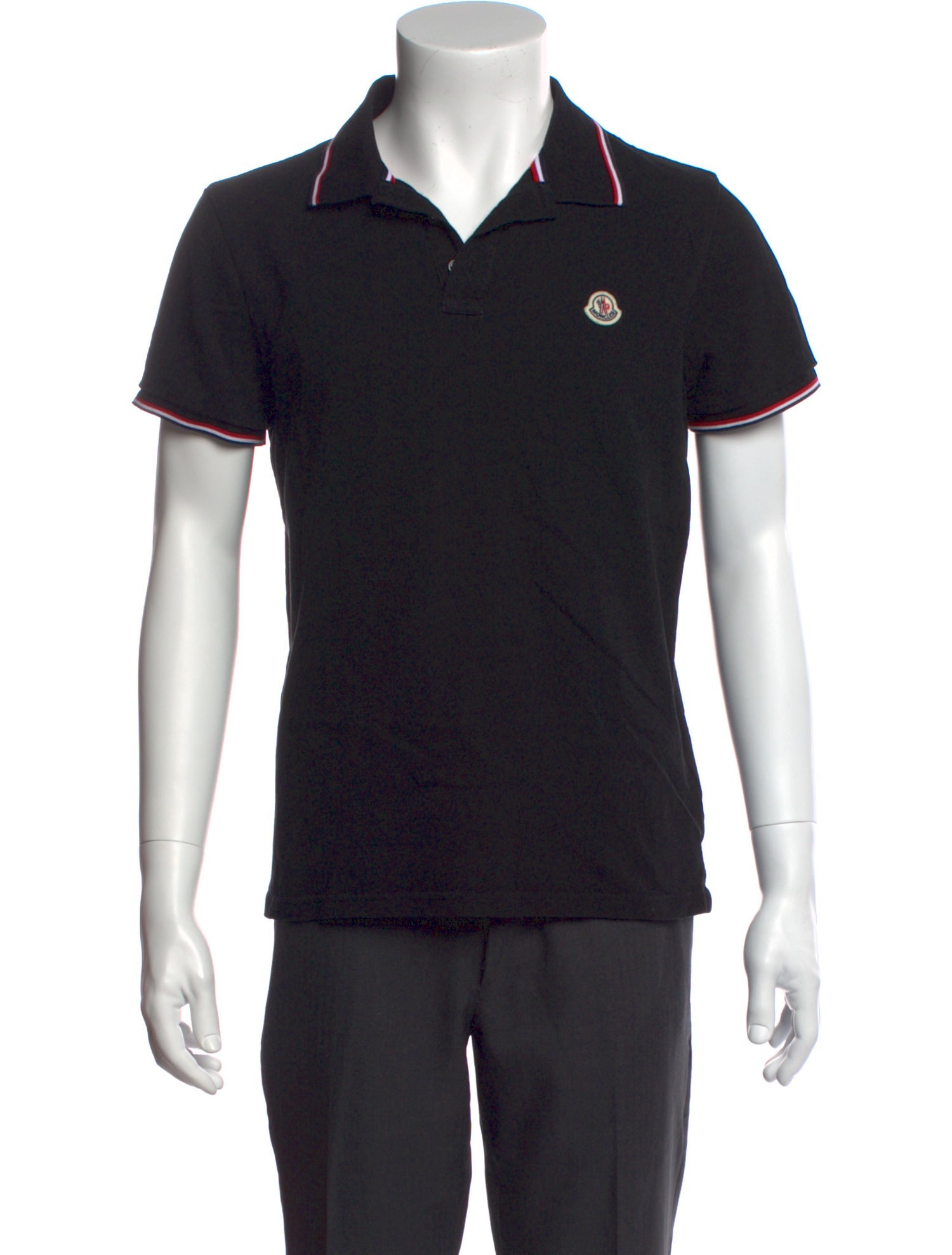 Moncler Crew Neck Short Sleeve Polo Shirt
