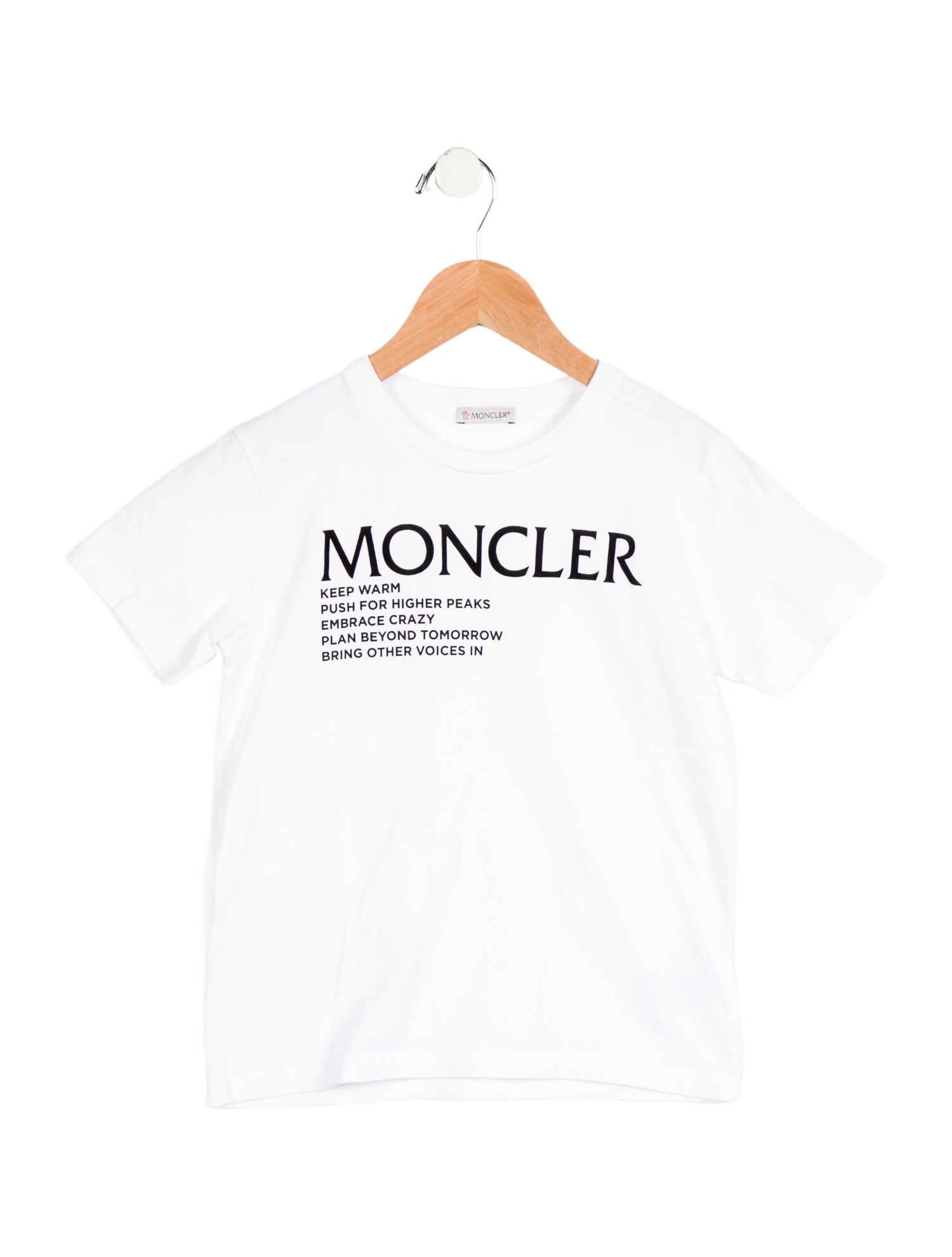 Moncler Logo Print T Shirt