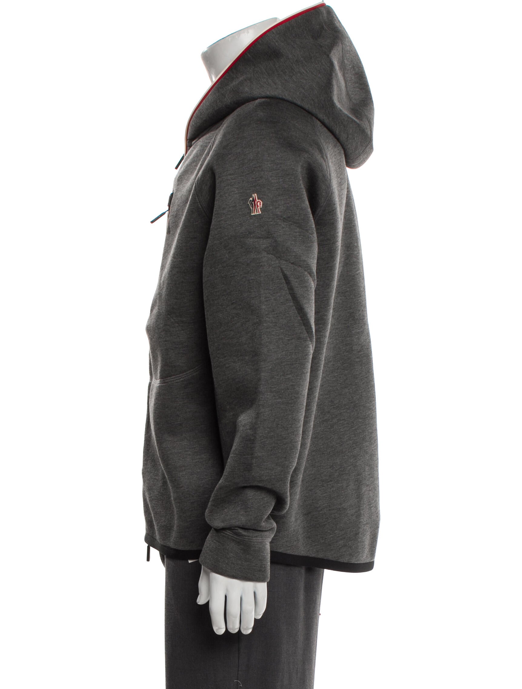 Moncler Striped Puffer Coat