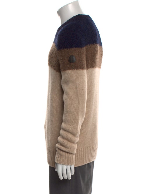 Moncler Alpaca Colorblock Pattern Pullover