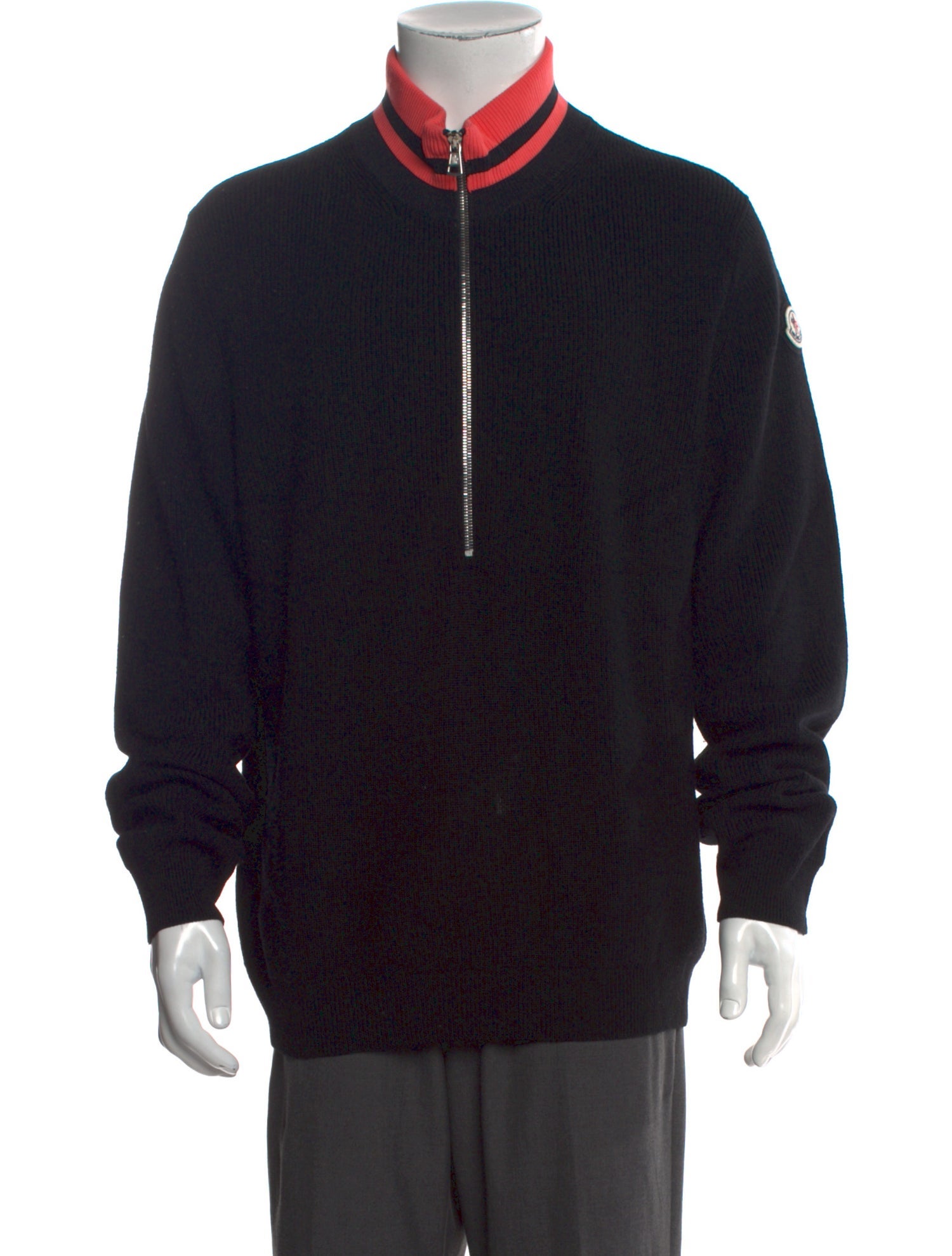 Moncler Virgin Wool Striped Cardigan