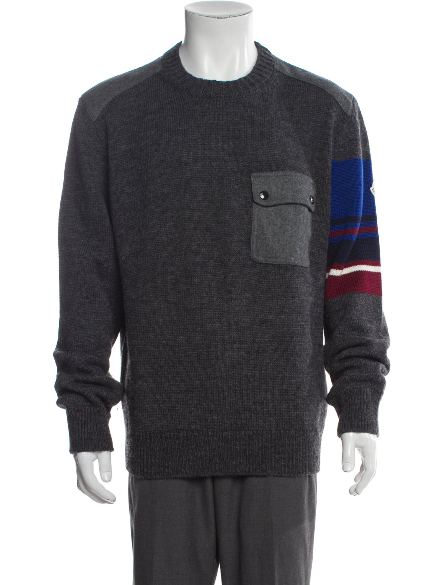 Moncler Wool Striped Pullover