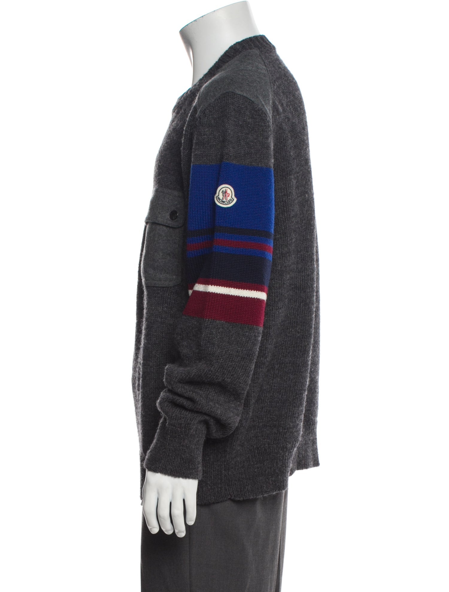 Moncler Wool Striped Pullover