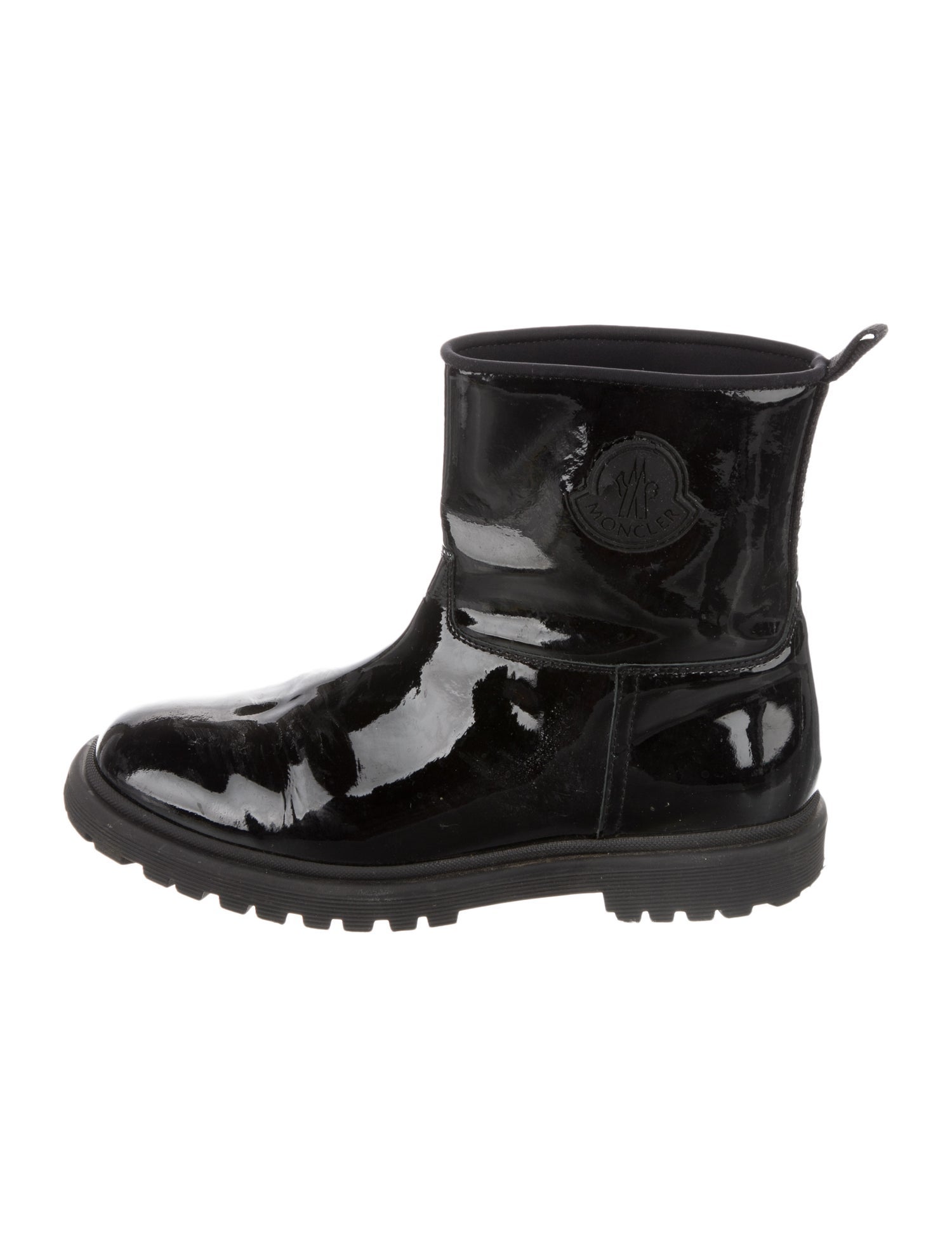 Moncler Patent Leather Ankle Boot