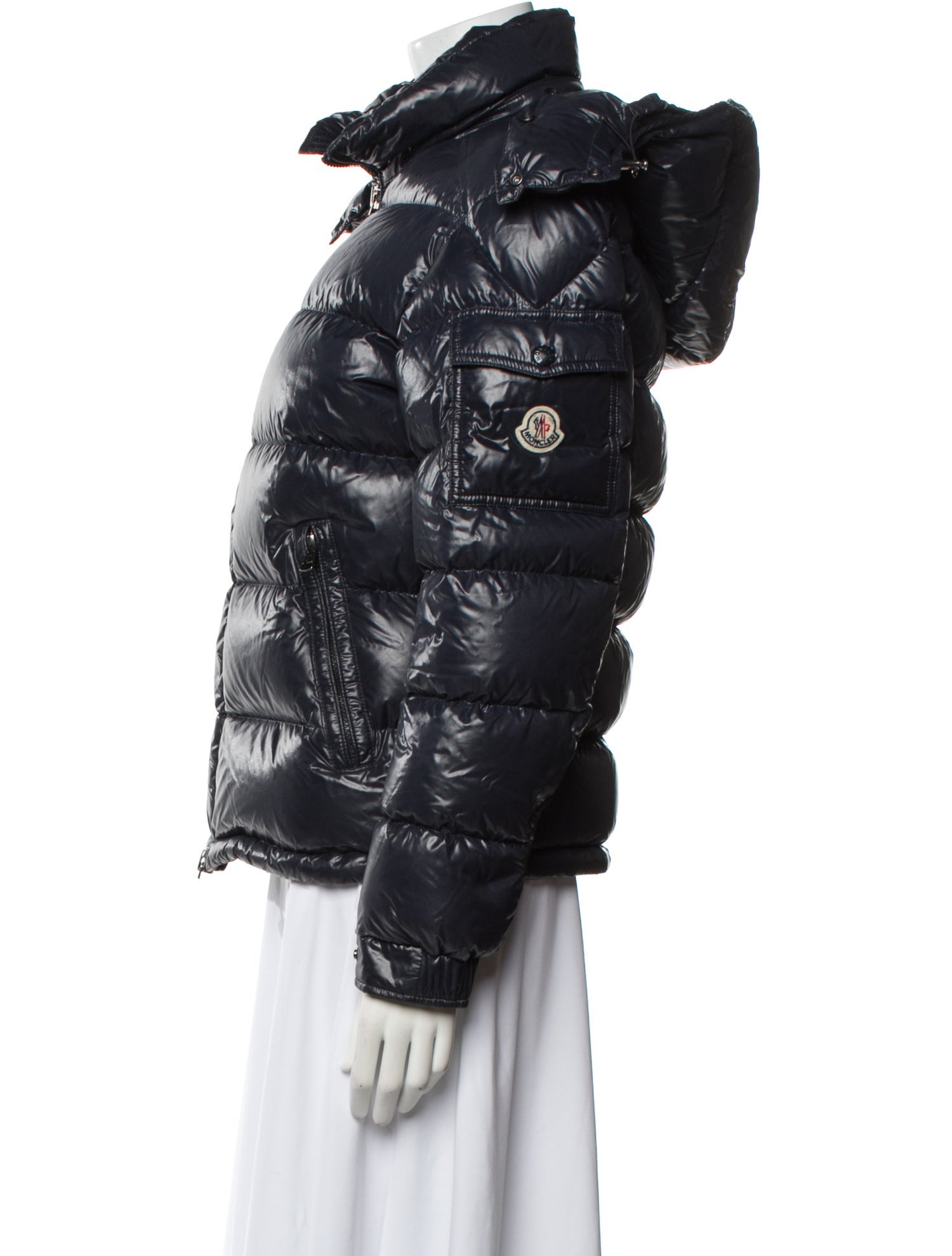Moncler Nylon Down Coat