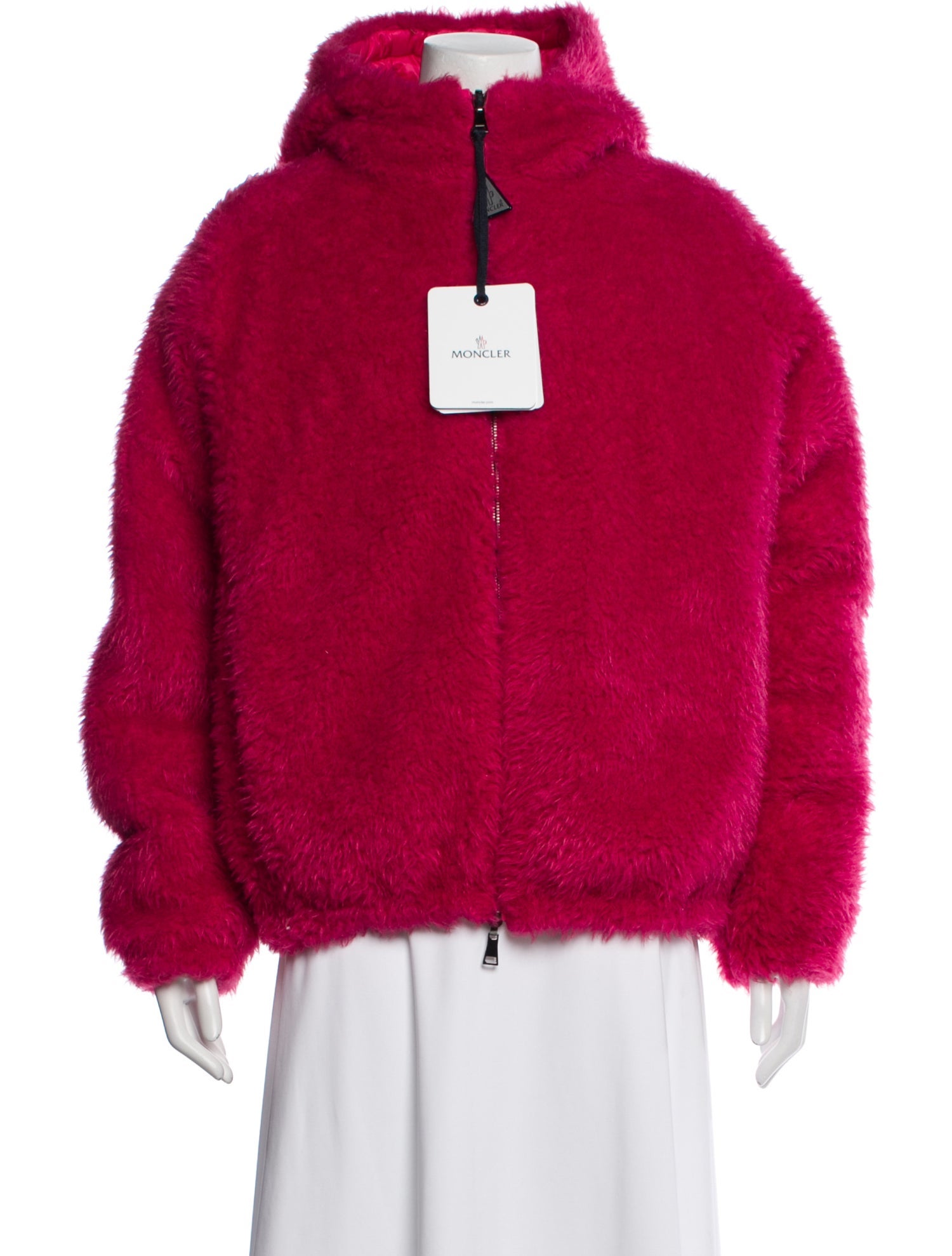 Moncler Down Faux Fur Jacket w/ Tags