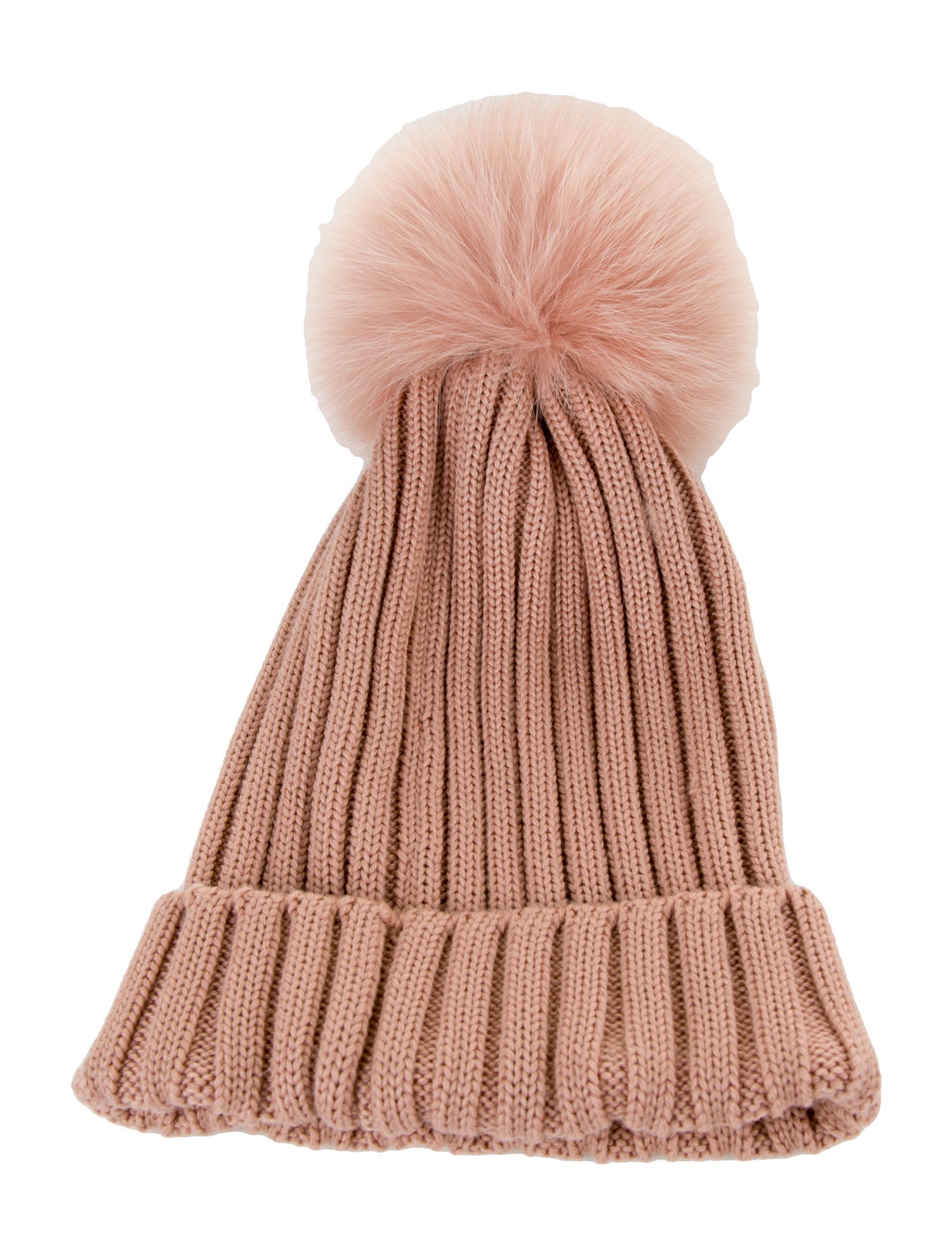 Moncler Logo Pom Pom Beanie Hat