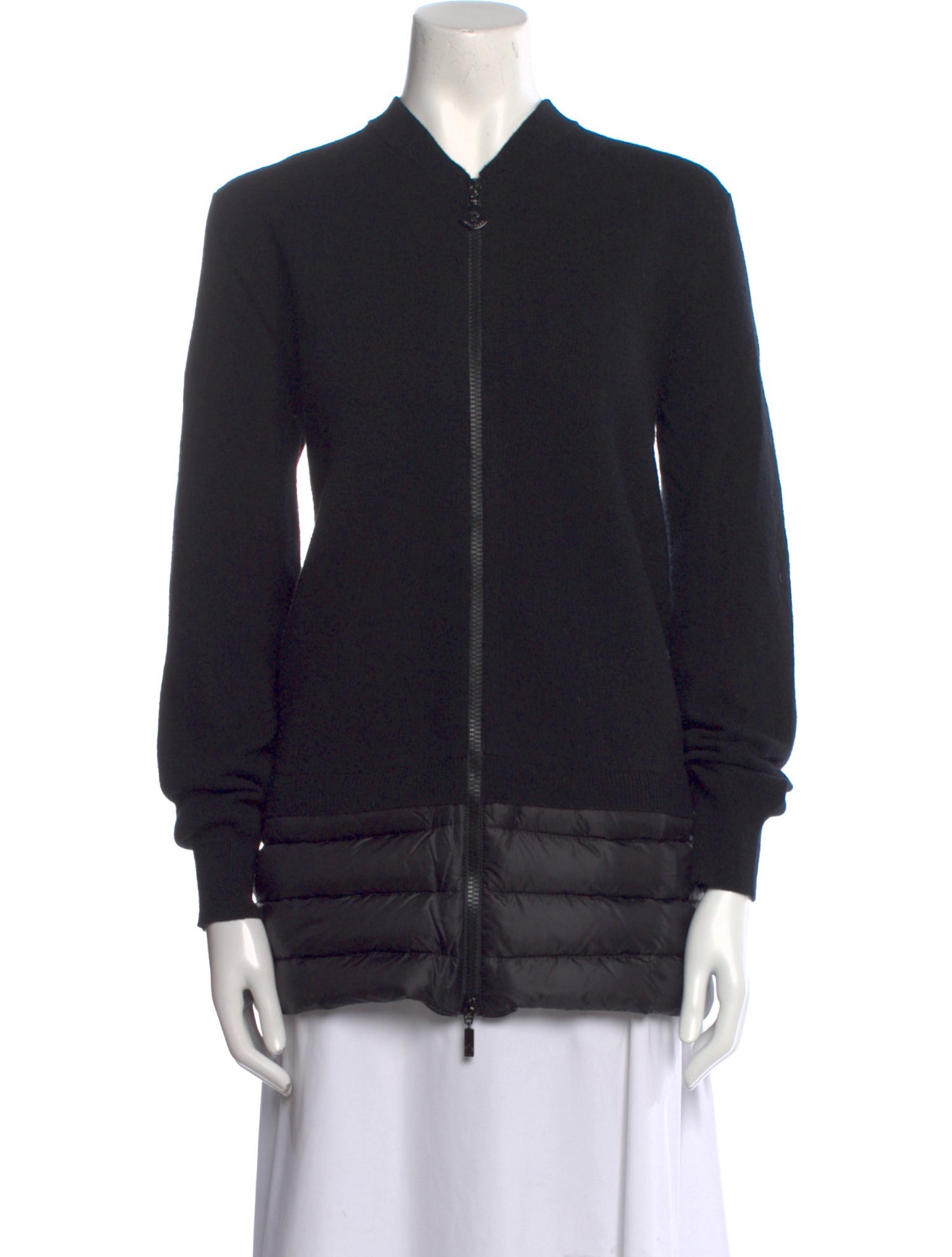 Moncler Down V-Neck Sweater