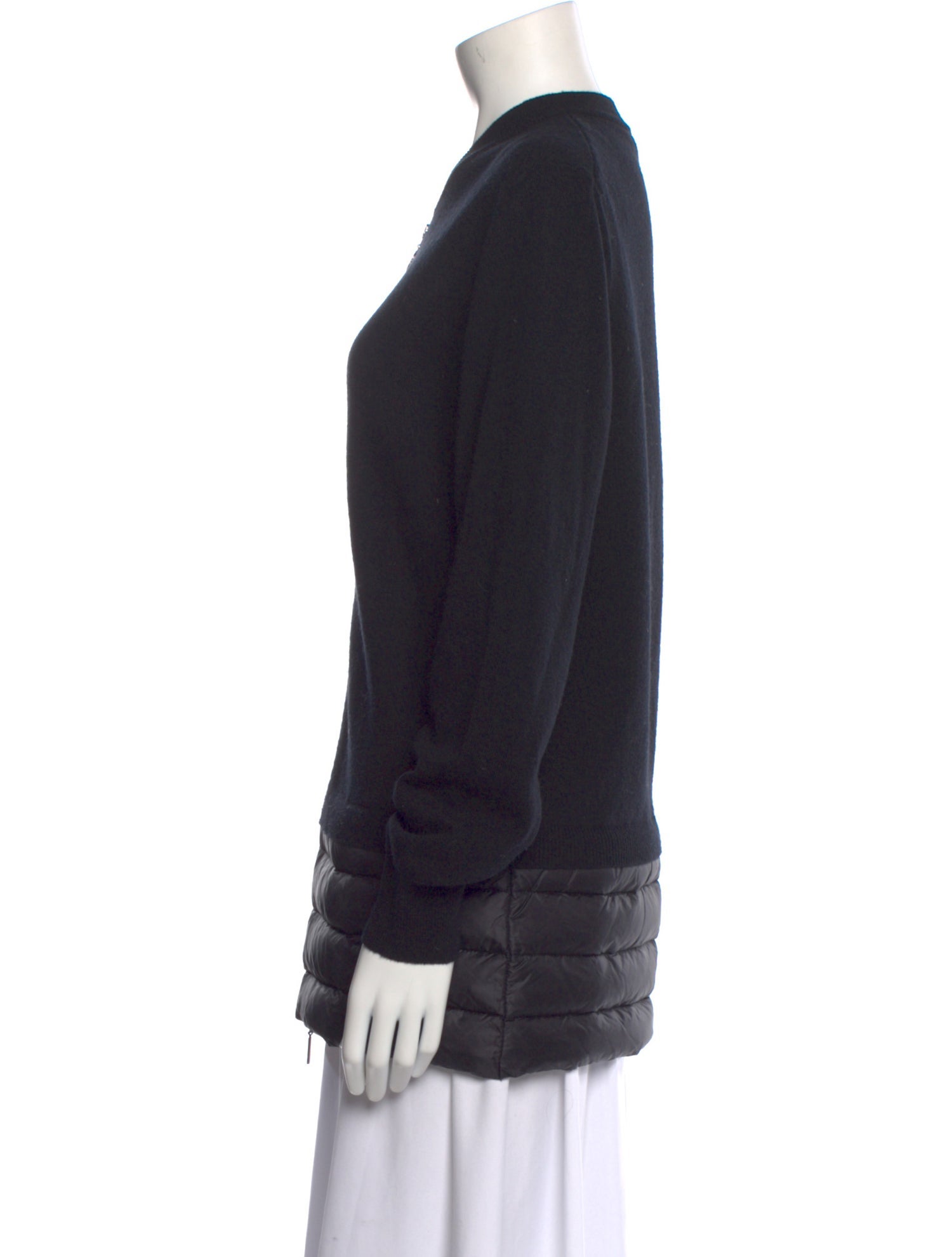 Moncler Down V-Neck Sweater