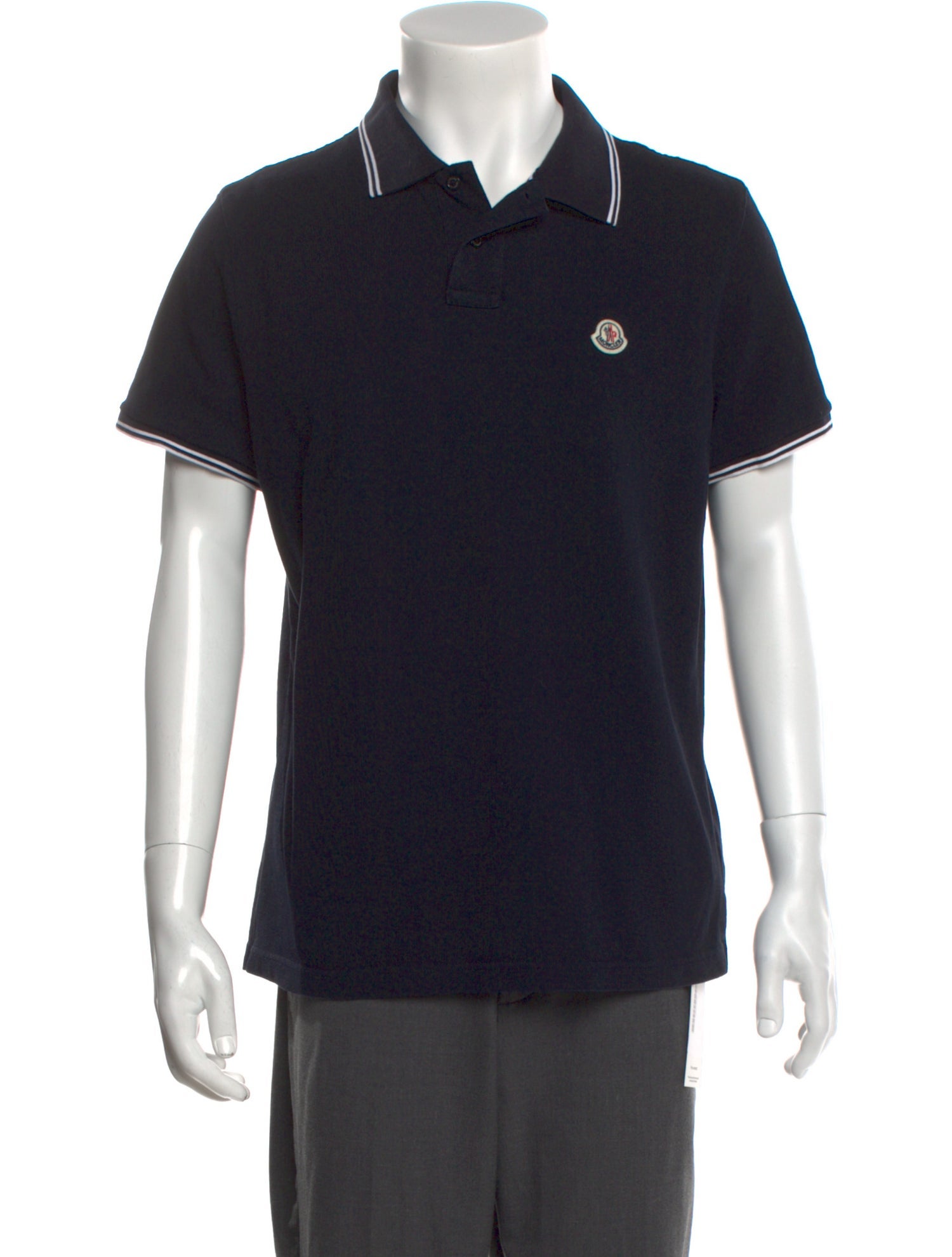Moncler Collar Short Sleeve Polo Shirt