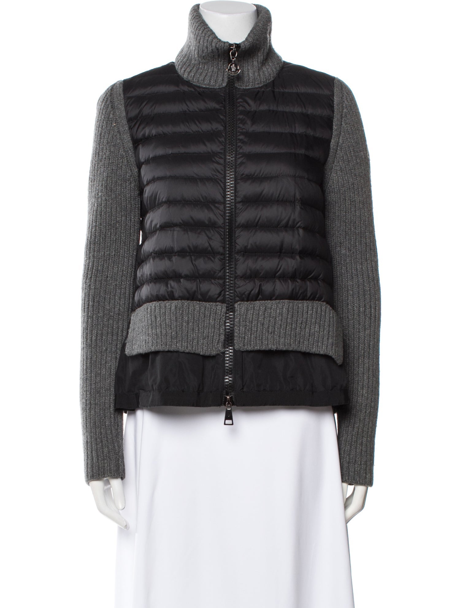 Moncler Striped Down Jacket