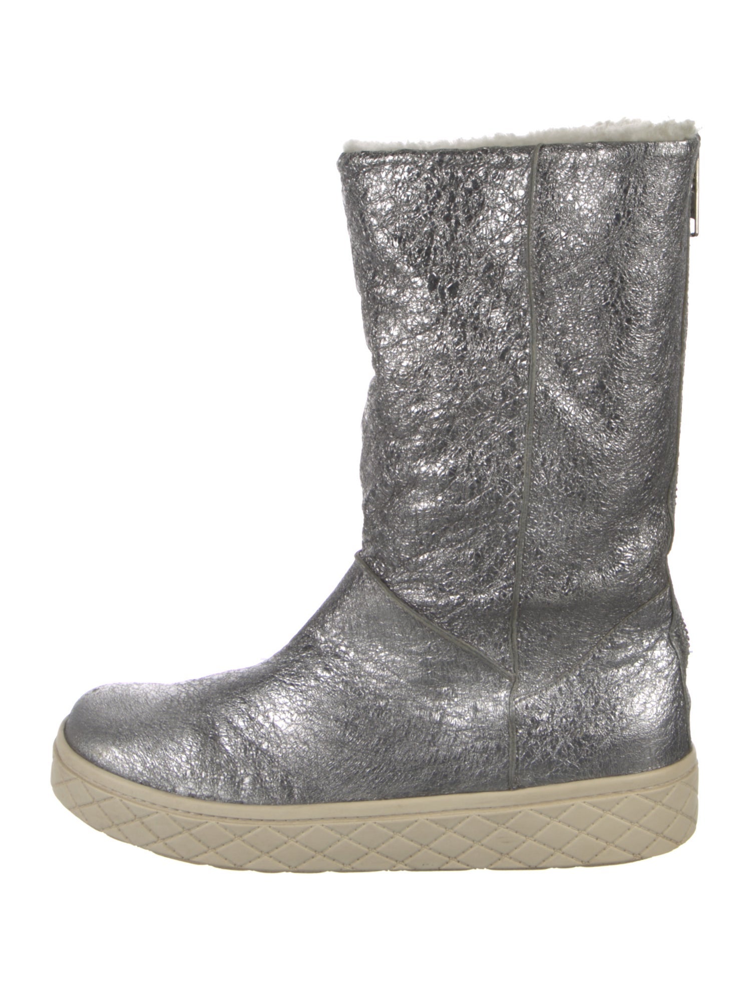 Moncler Leather Moto Boots