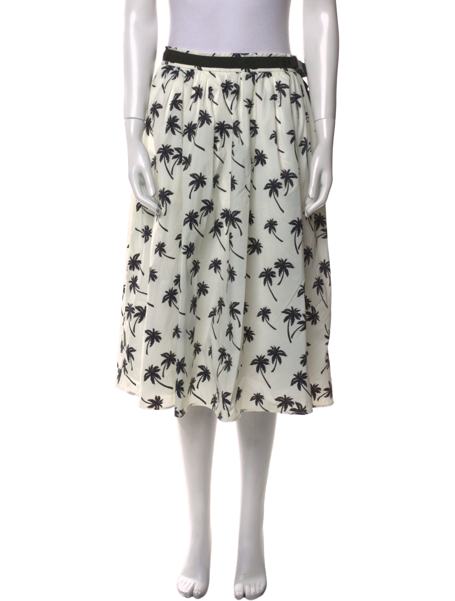 Moncler Printed Knee-Length Skirt