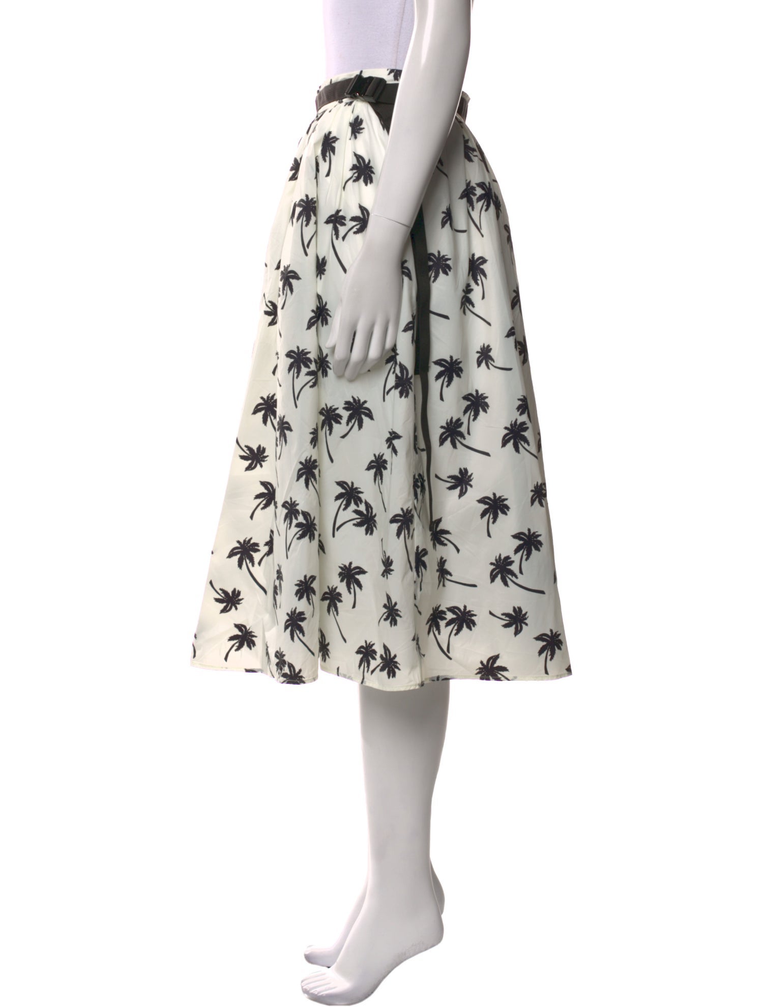 Moncler Printed Knee-Length Skirt
