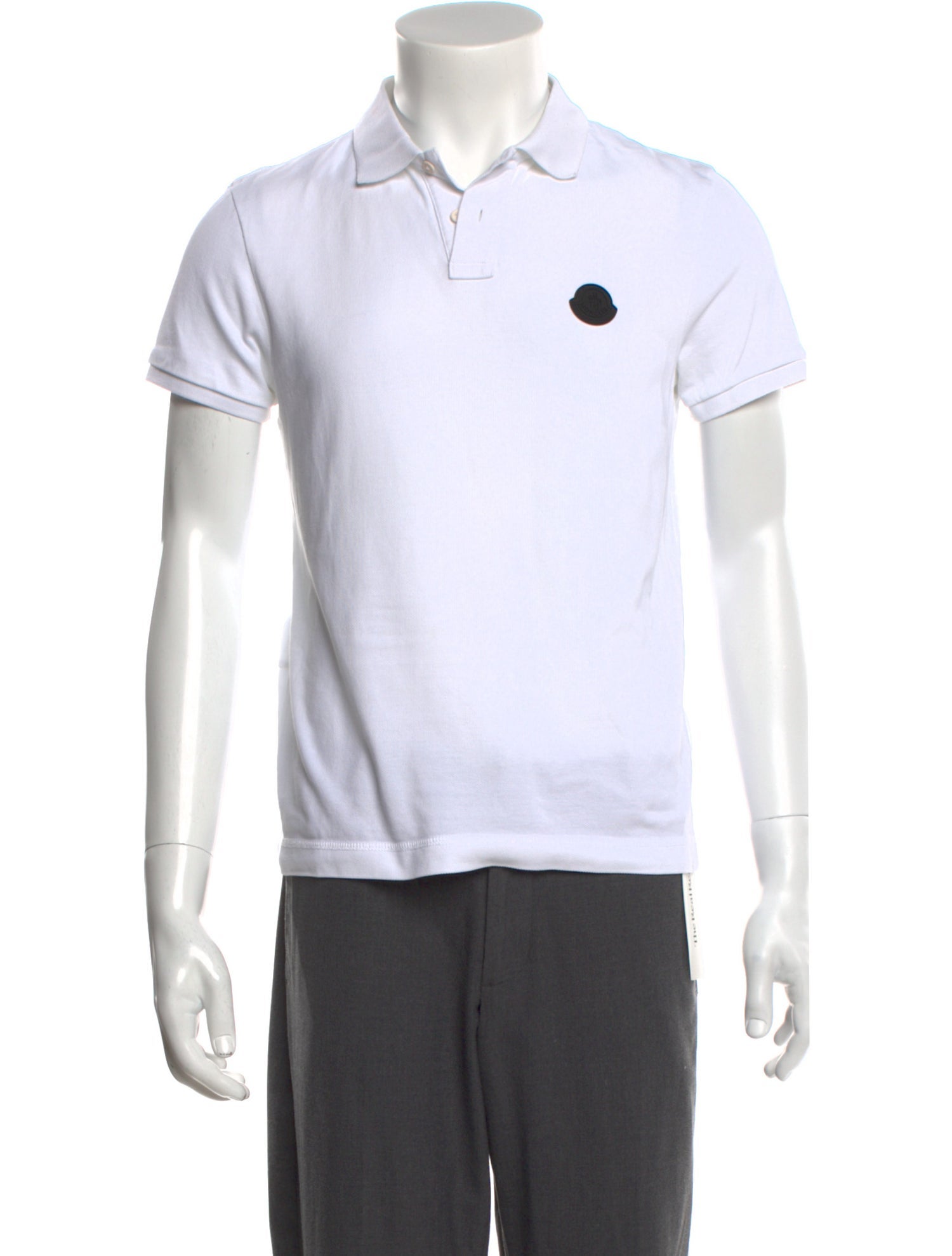 Moncler Signature Logo Collar Polo Shirt