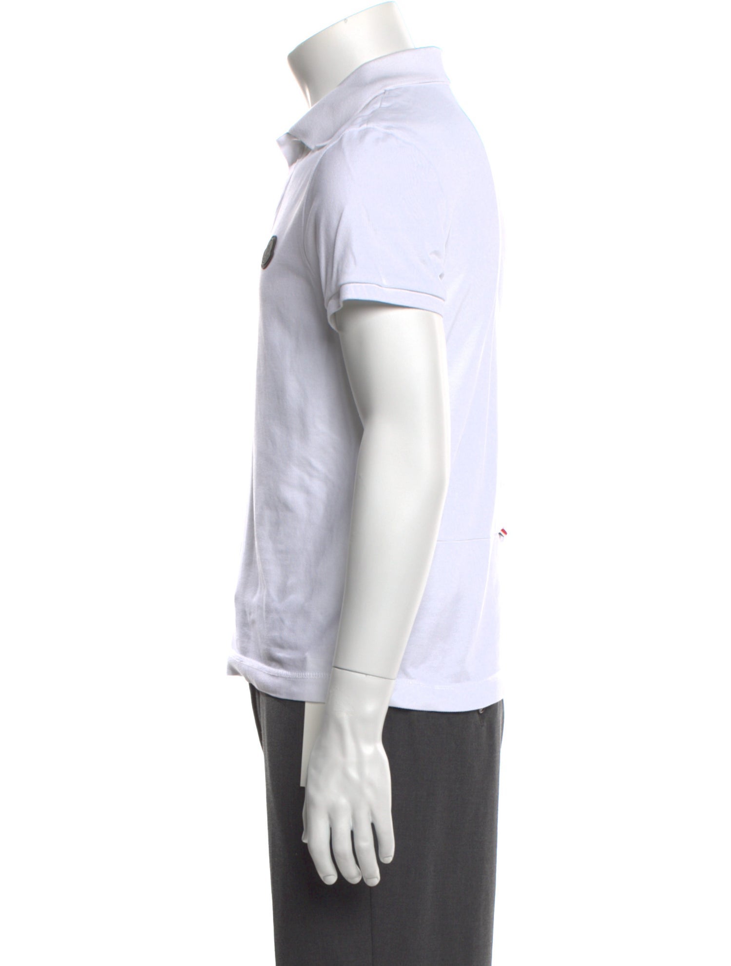 Moncler Signature Logo Collar Polo Shirt