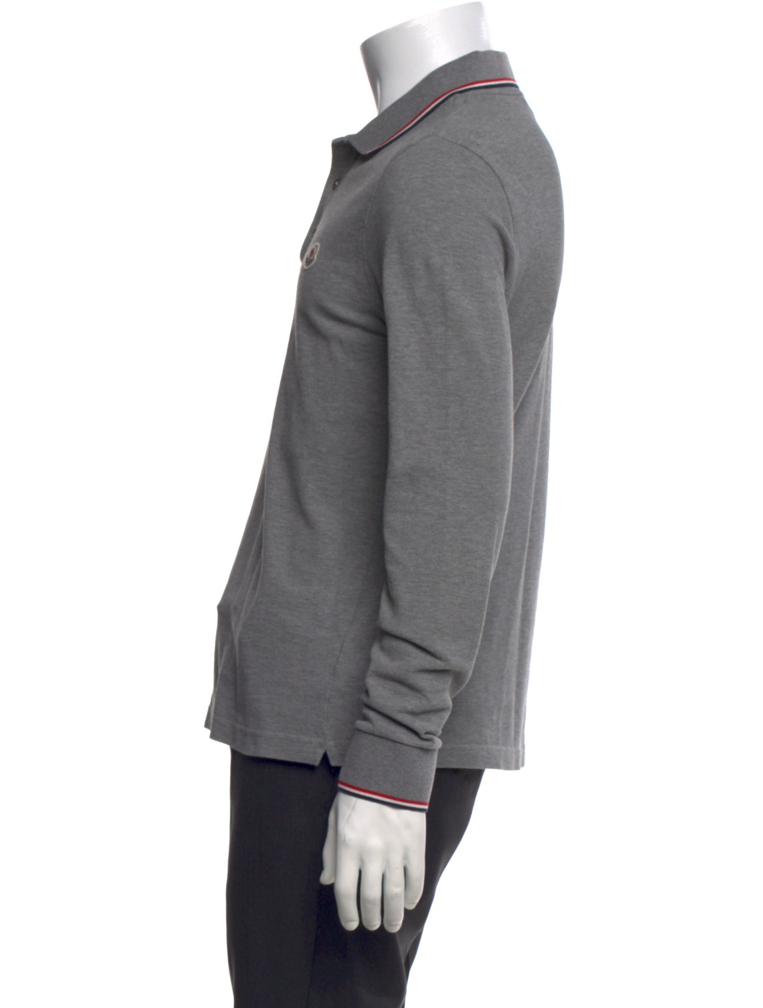 Moncler Signature Logo Collar Polo Shirt