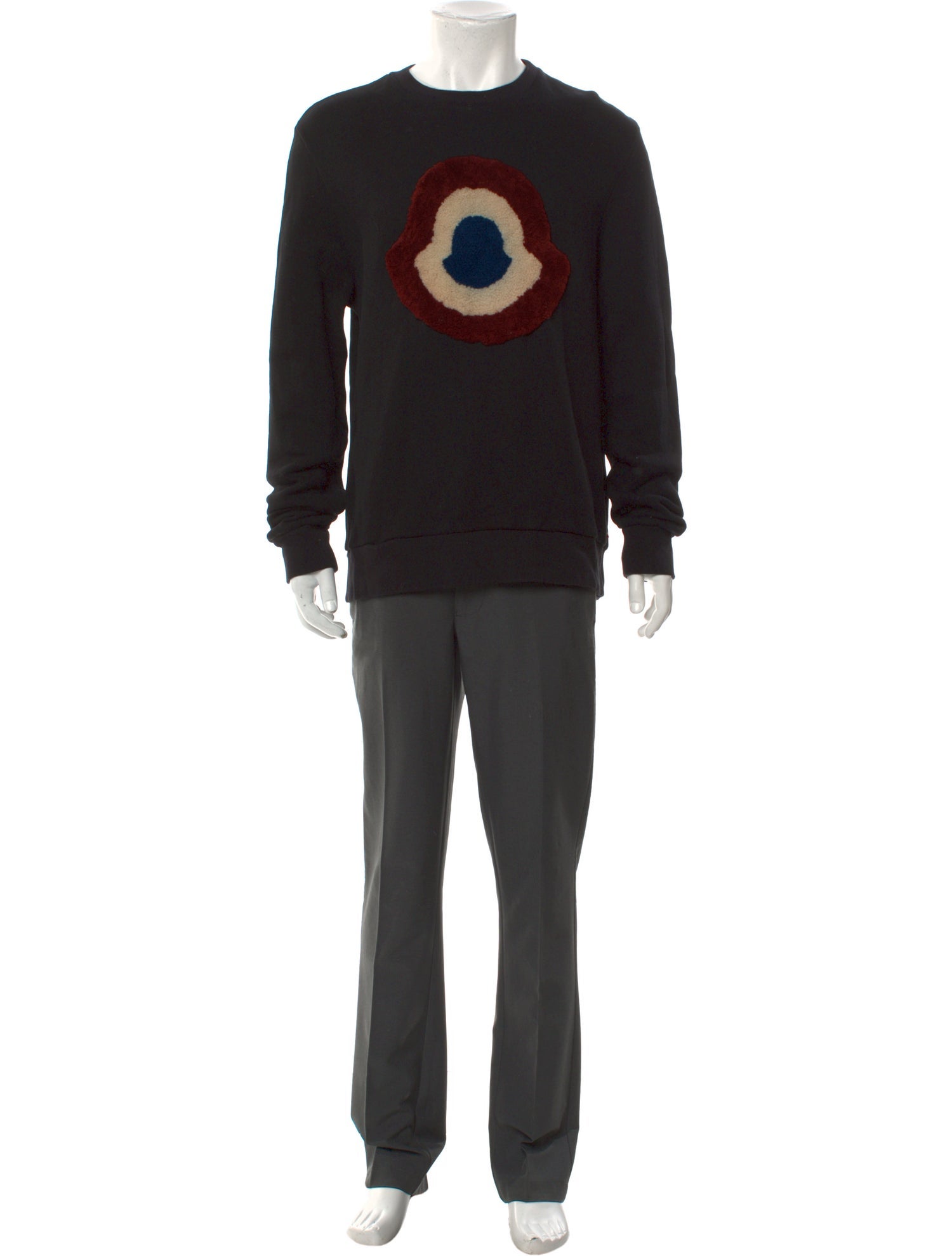 Moncler Graphic Print Crew Neck Sweatshirt